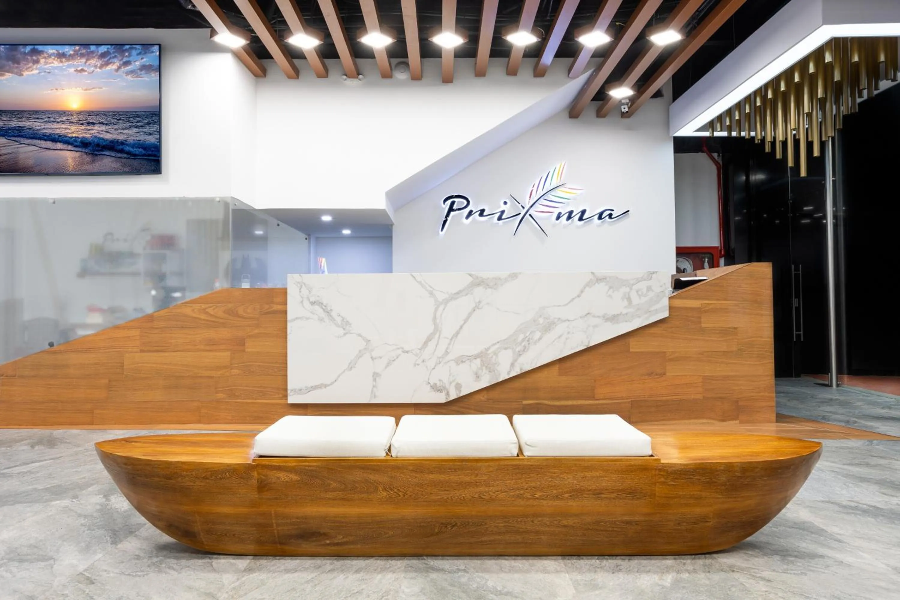 Lobby or reception in Prixma Hotel