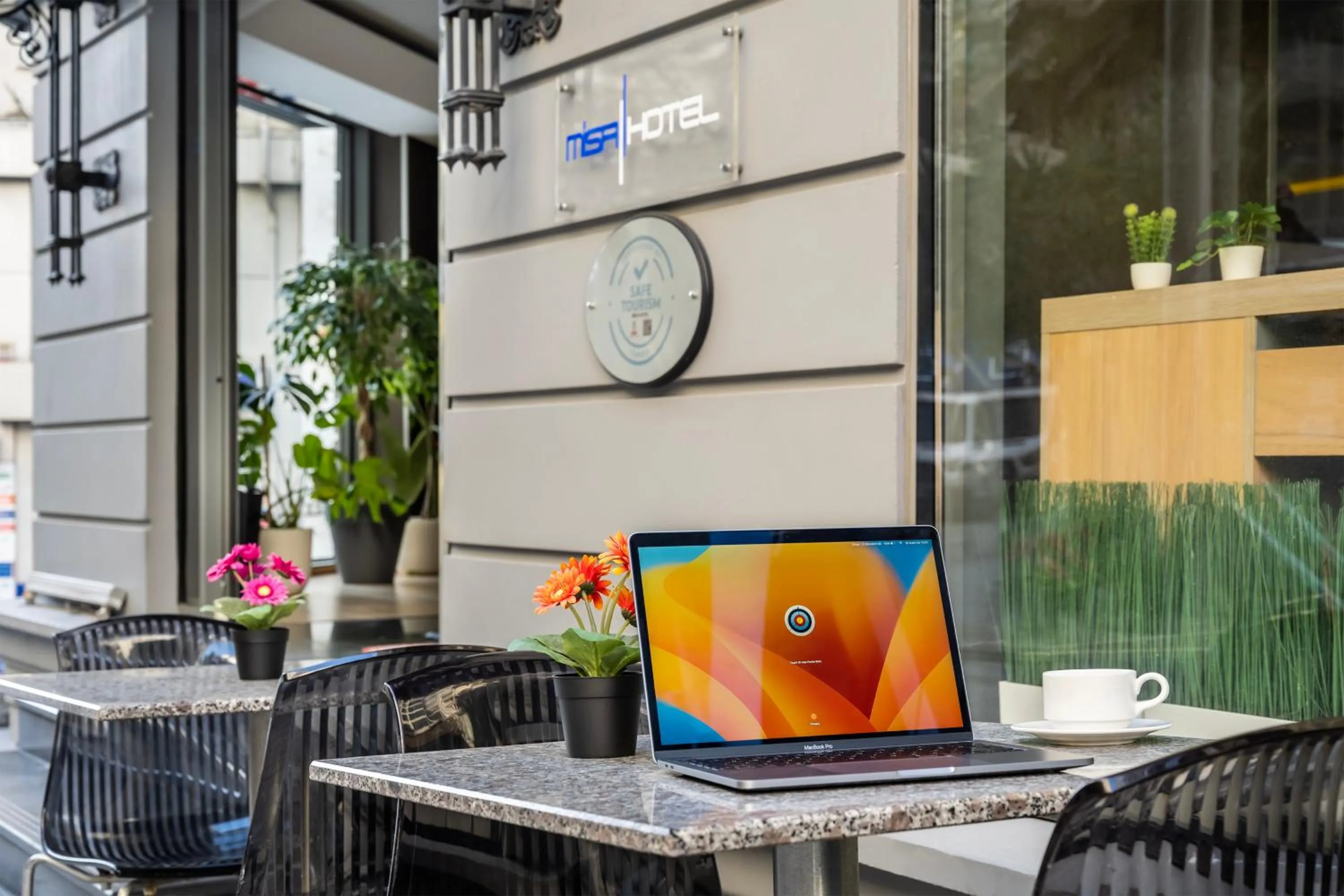 Seating area in Misa Hotel
