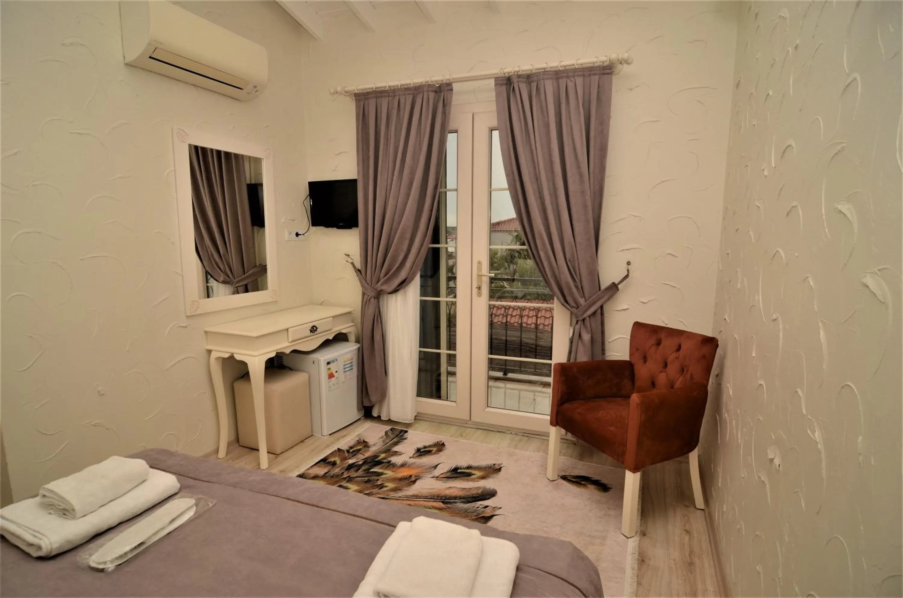 Bed in Alacati Eldoris Butik Hotel