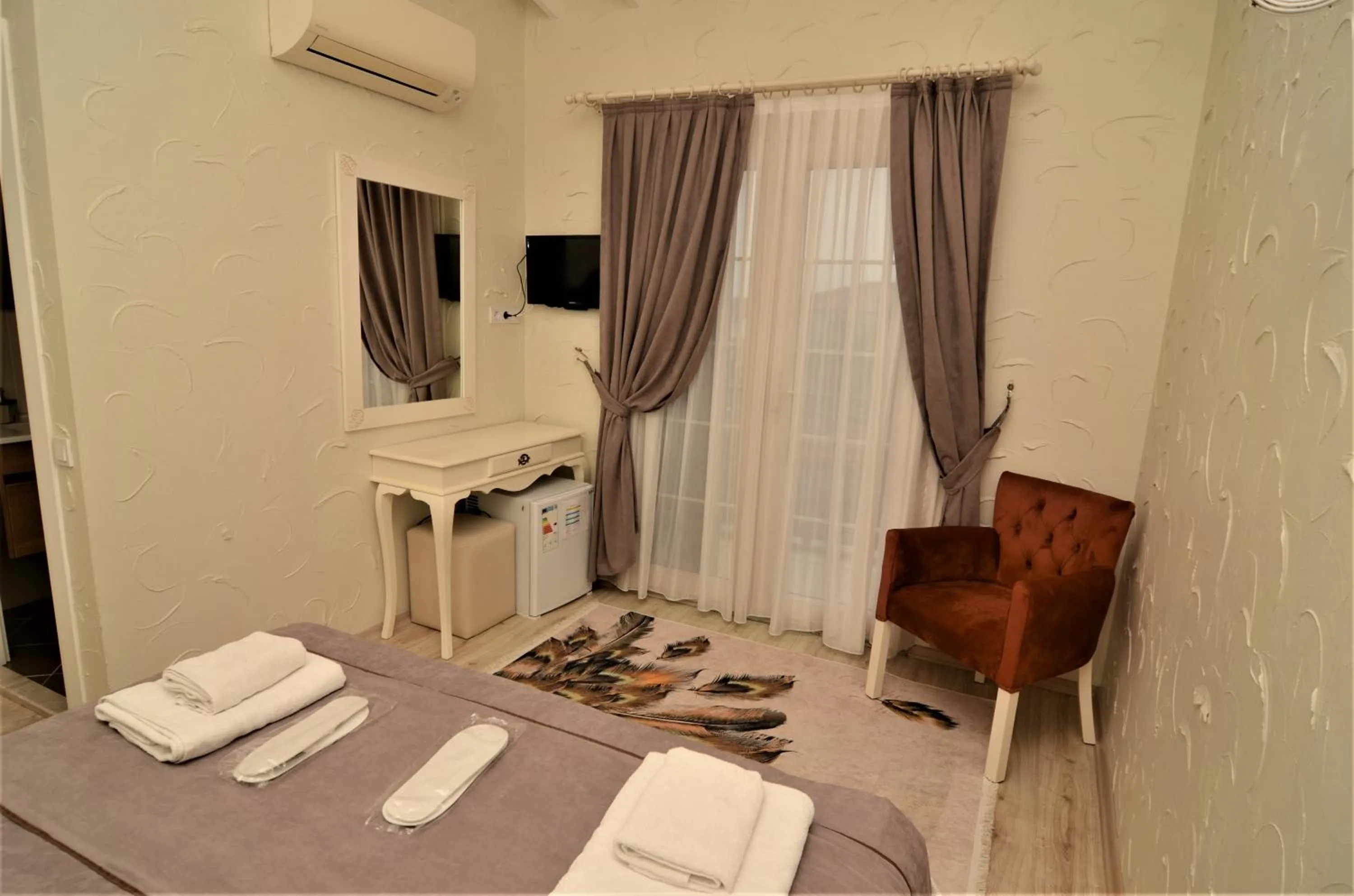 Bed in Alacati Eldoris Butik Hotel