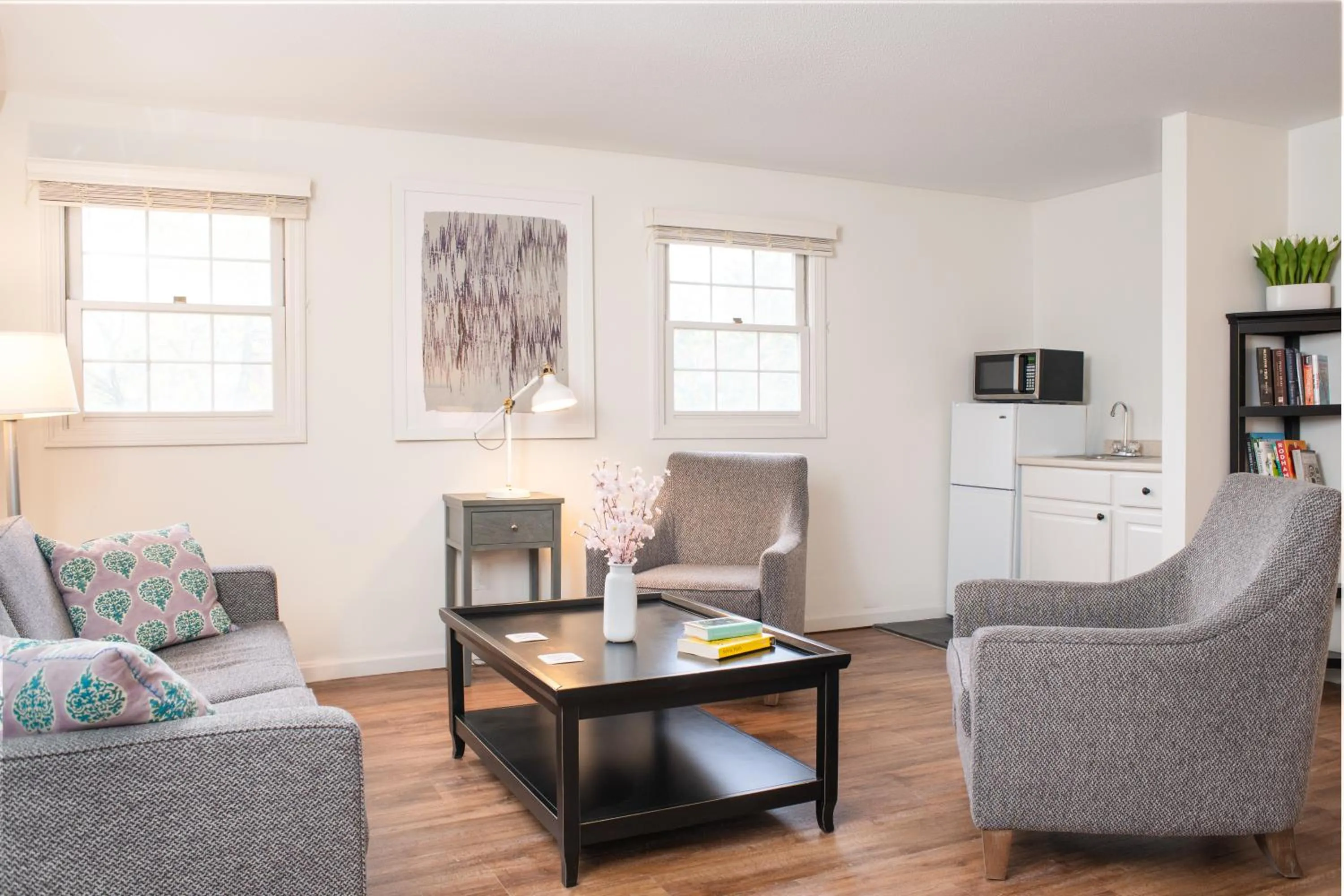 Living room in The Ellery