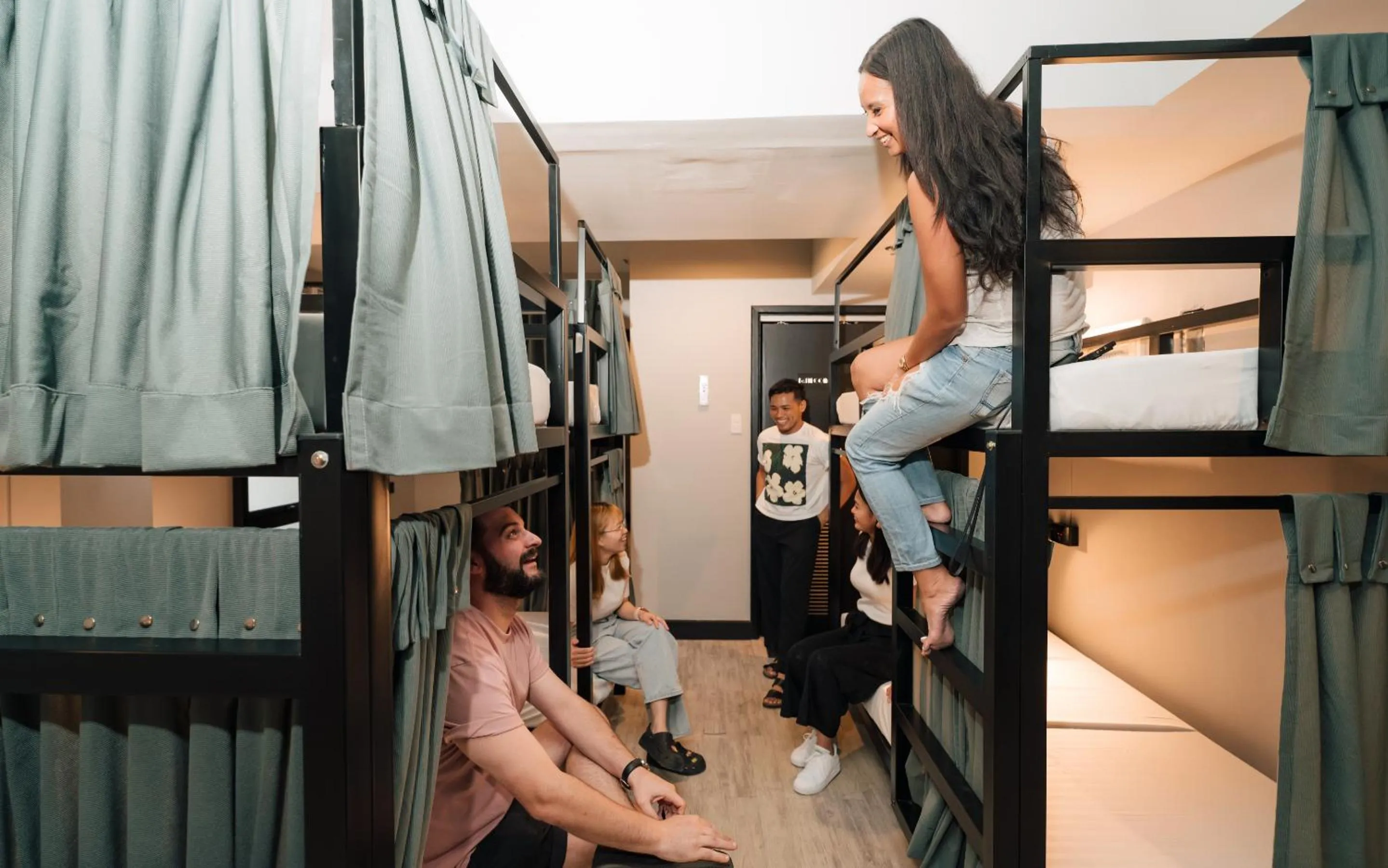 Bed in Mad Monkey Manila