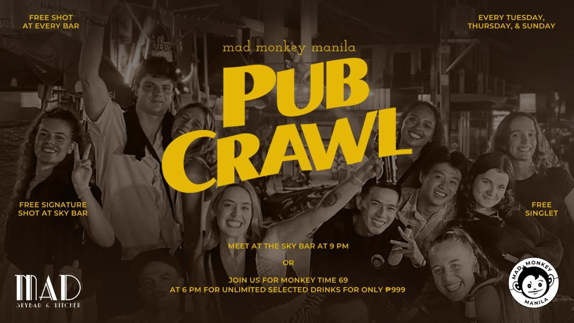 Lounge or bar in Mad Monkey Manila