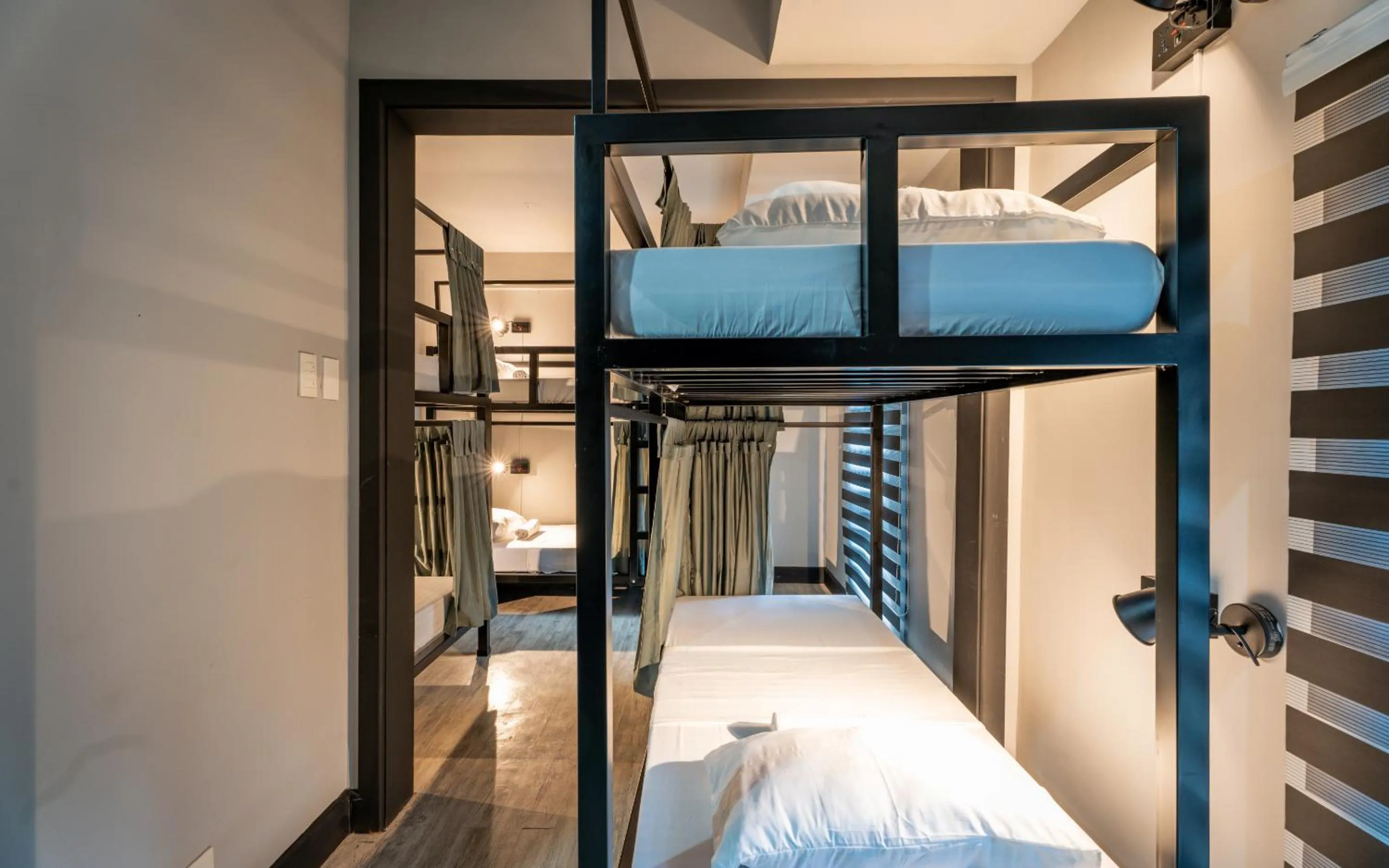 Bed in Mad Monkey Manila