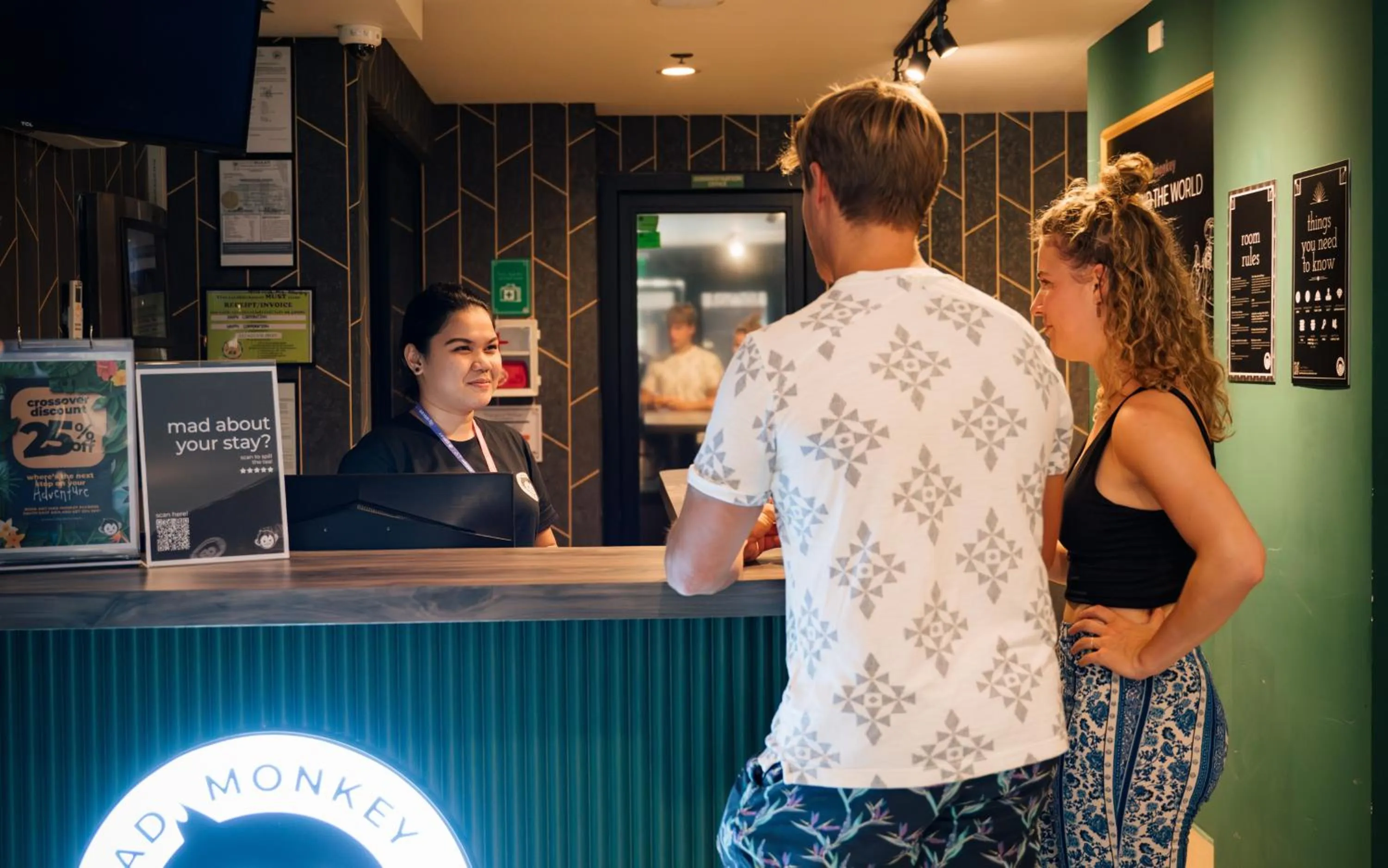 Lobby or reception in Mad Monkey Manila