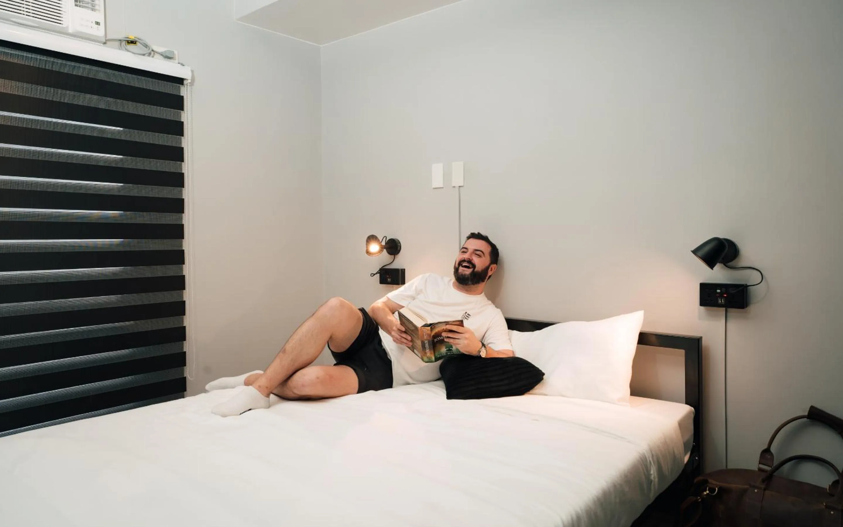 Bed in Mad Monkey Manila