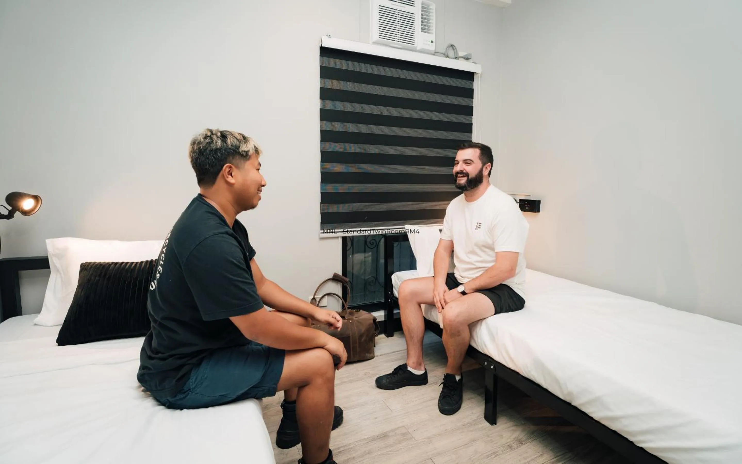 Bed in Mad Monkey Manila