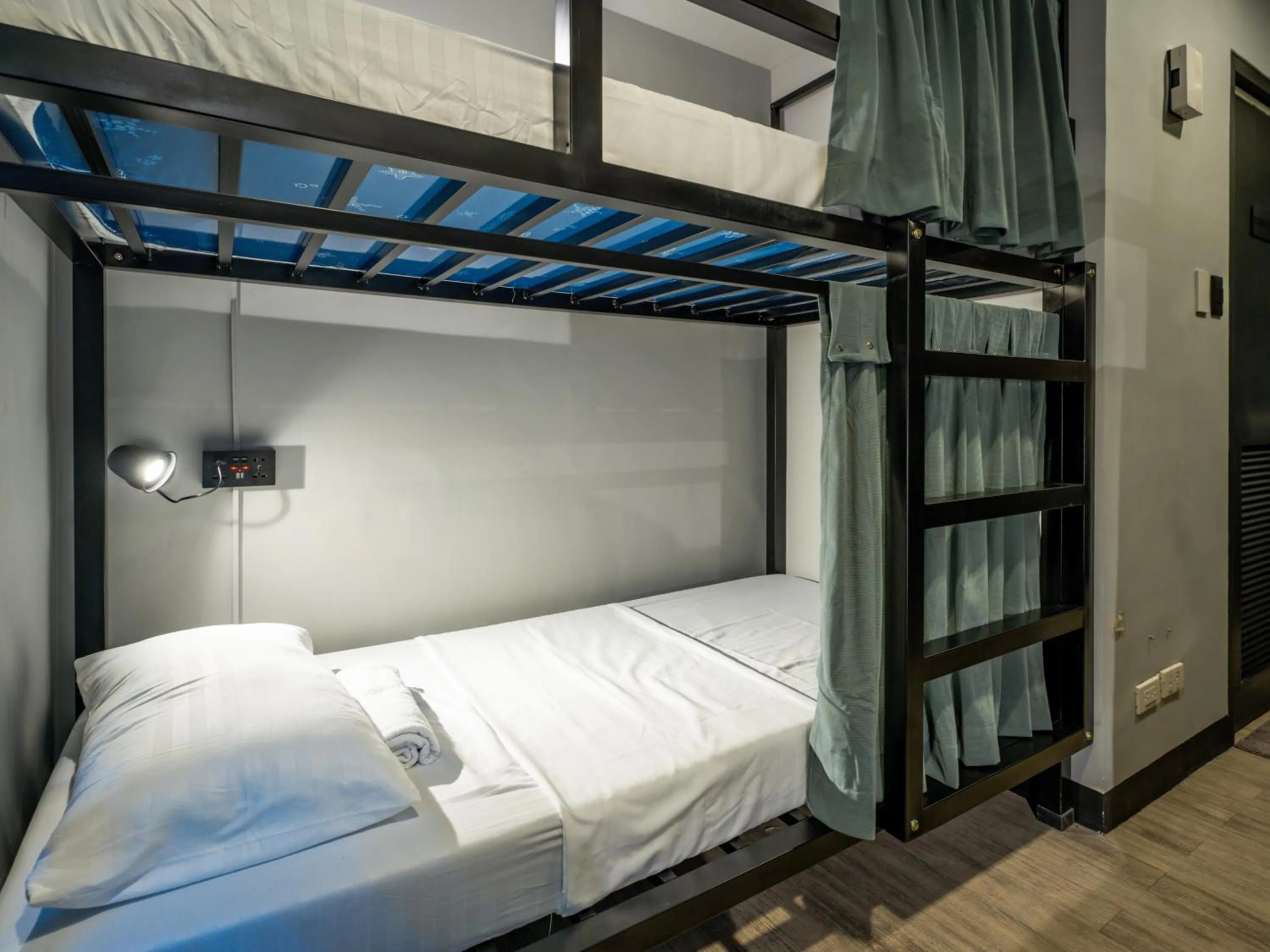 Bed in Mad Monkey Manila