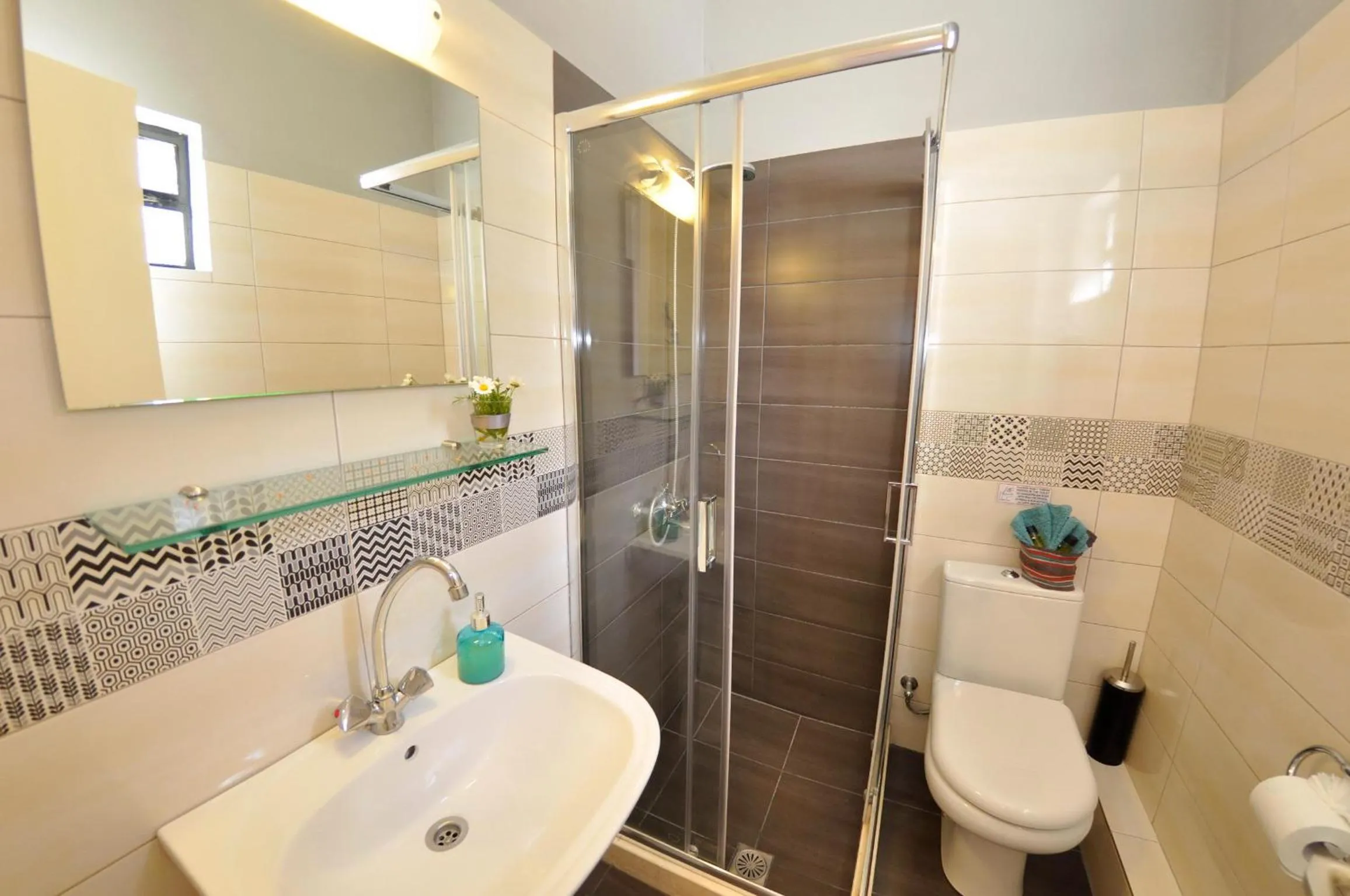 Bathroom in Braziliana Apartments Corfu