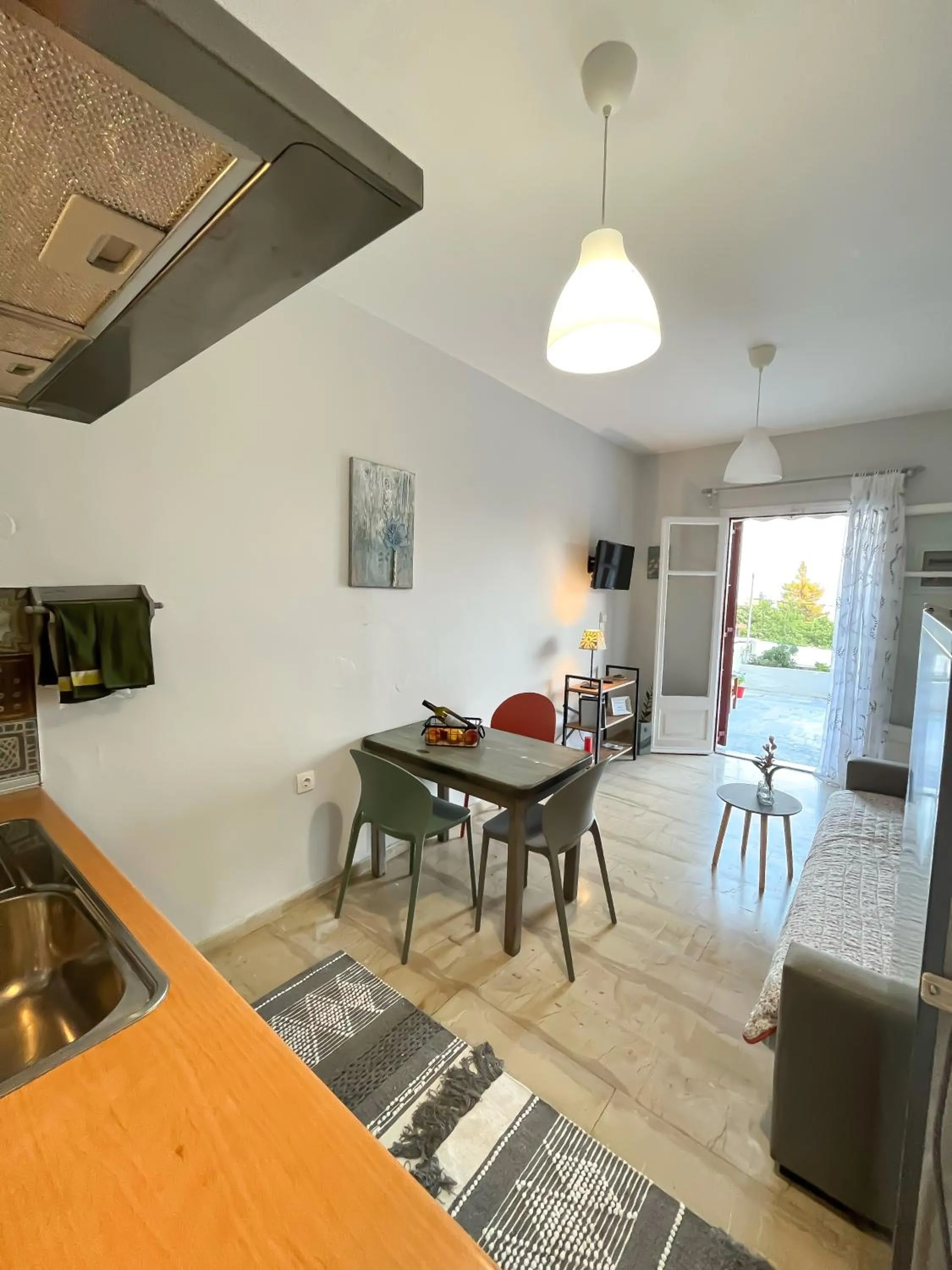 Living room in Braziliana Apartments Corfu