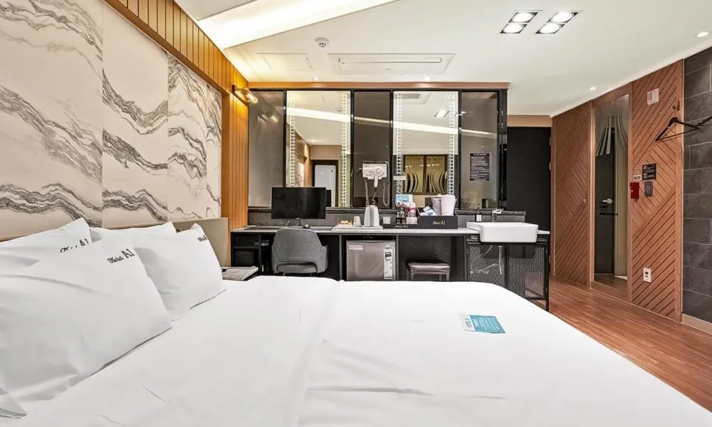 Photo of the whole room, Bed in Pohang A1 Hotel Yeongildae Branch