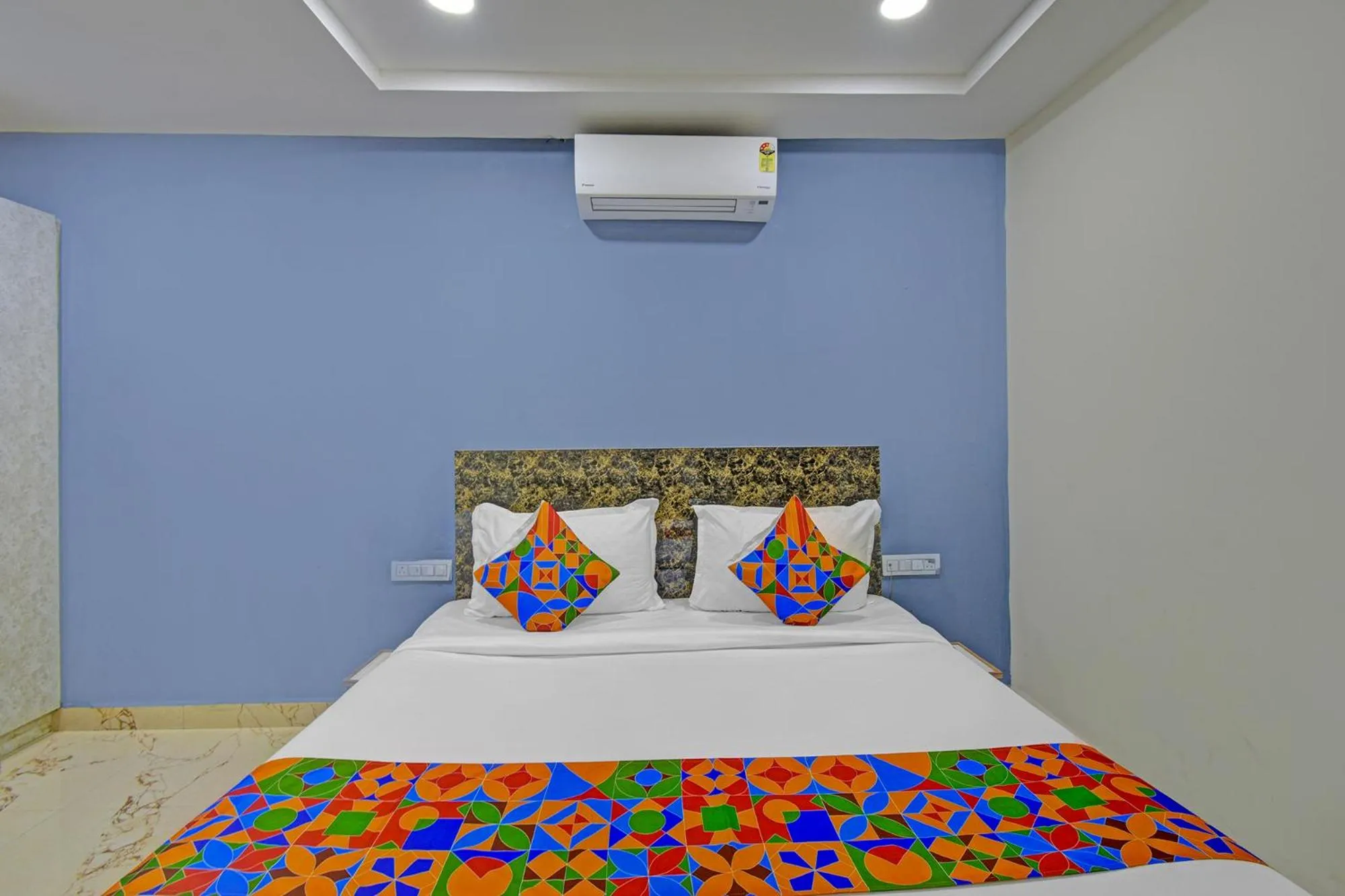 Bed in FabHotel Rio - Nr Ramoji Filmcity, LB Nagar