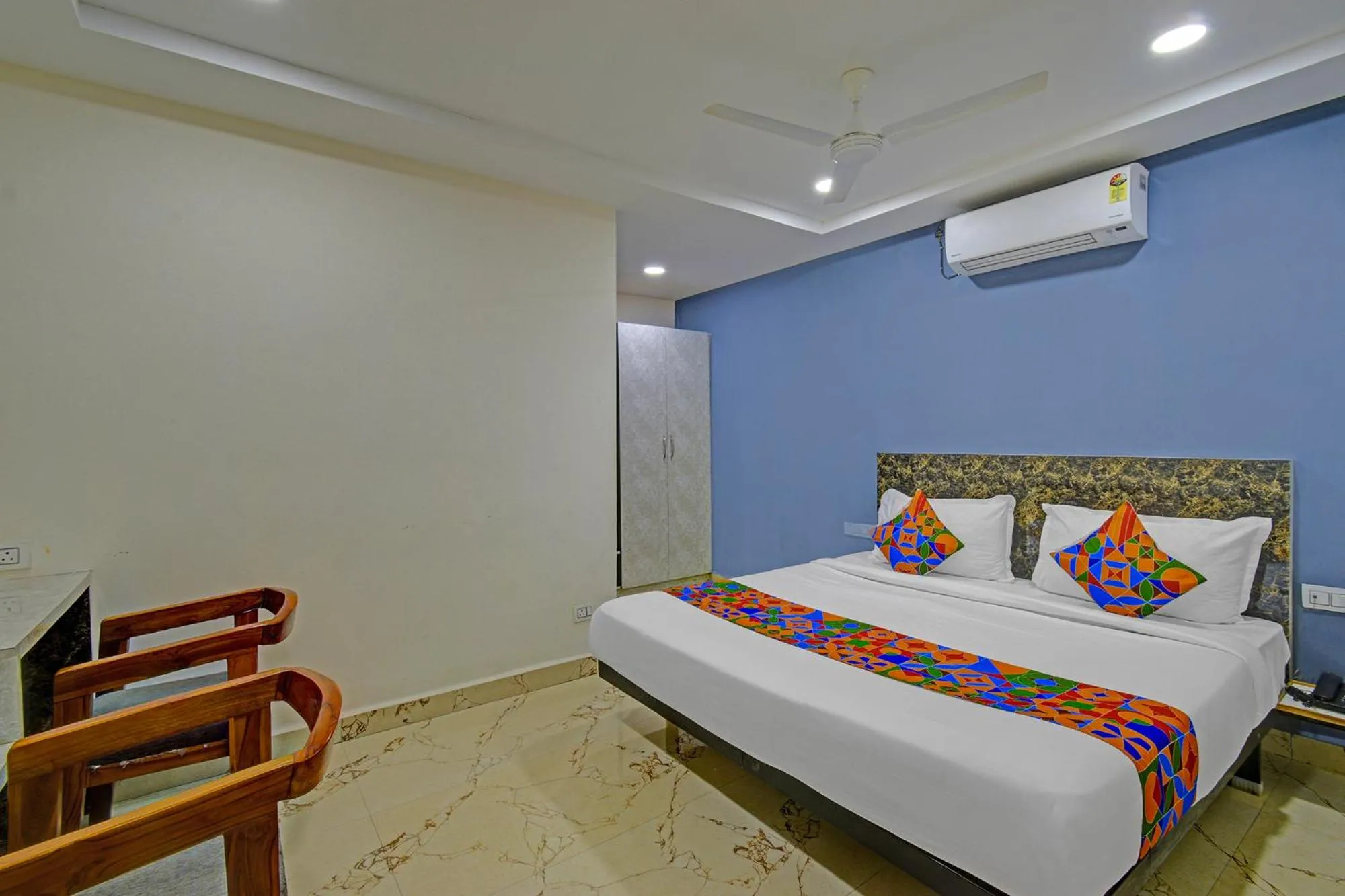 Bed in FabHotel Rio - Nr Ramoji Filmcity, LB Nagar