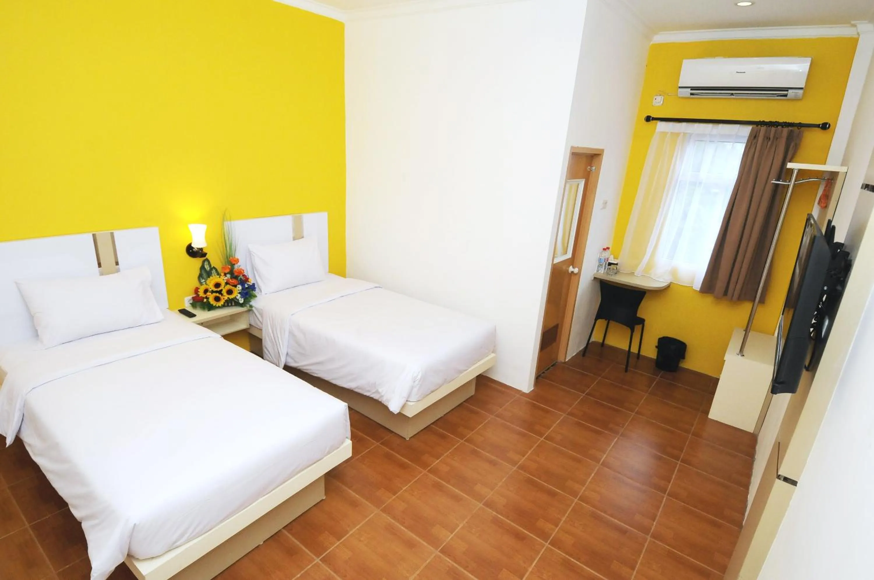 Bed in Ruma Ruma Hotel Kenten - Palembang