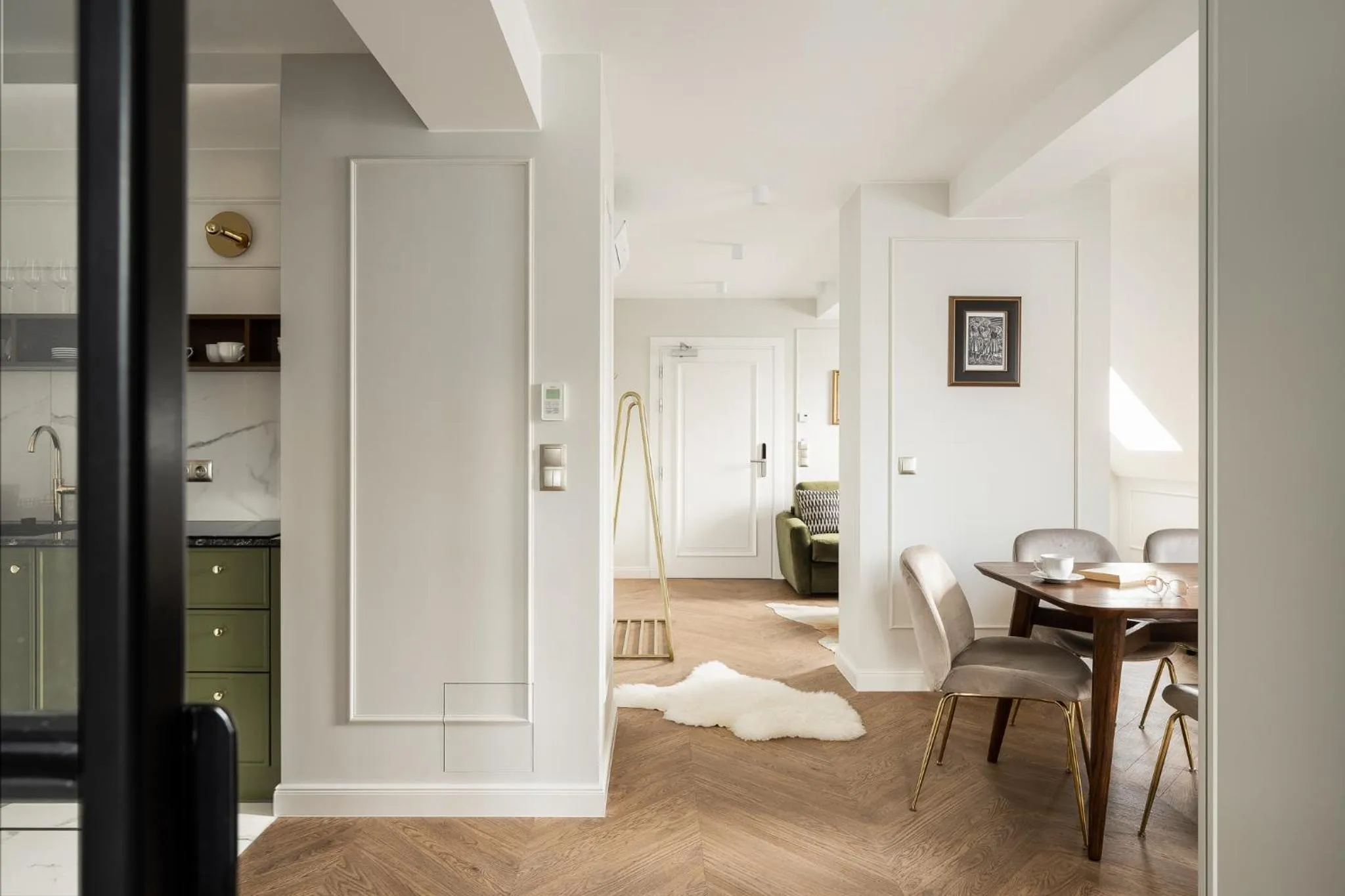 Kitchen or kitchenette, Bed in Renesans Residence Zakopane