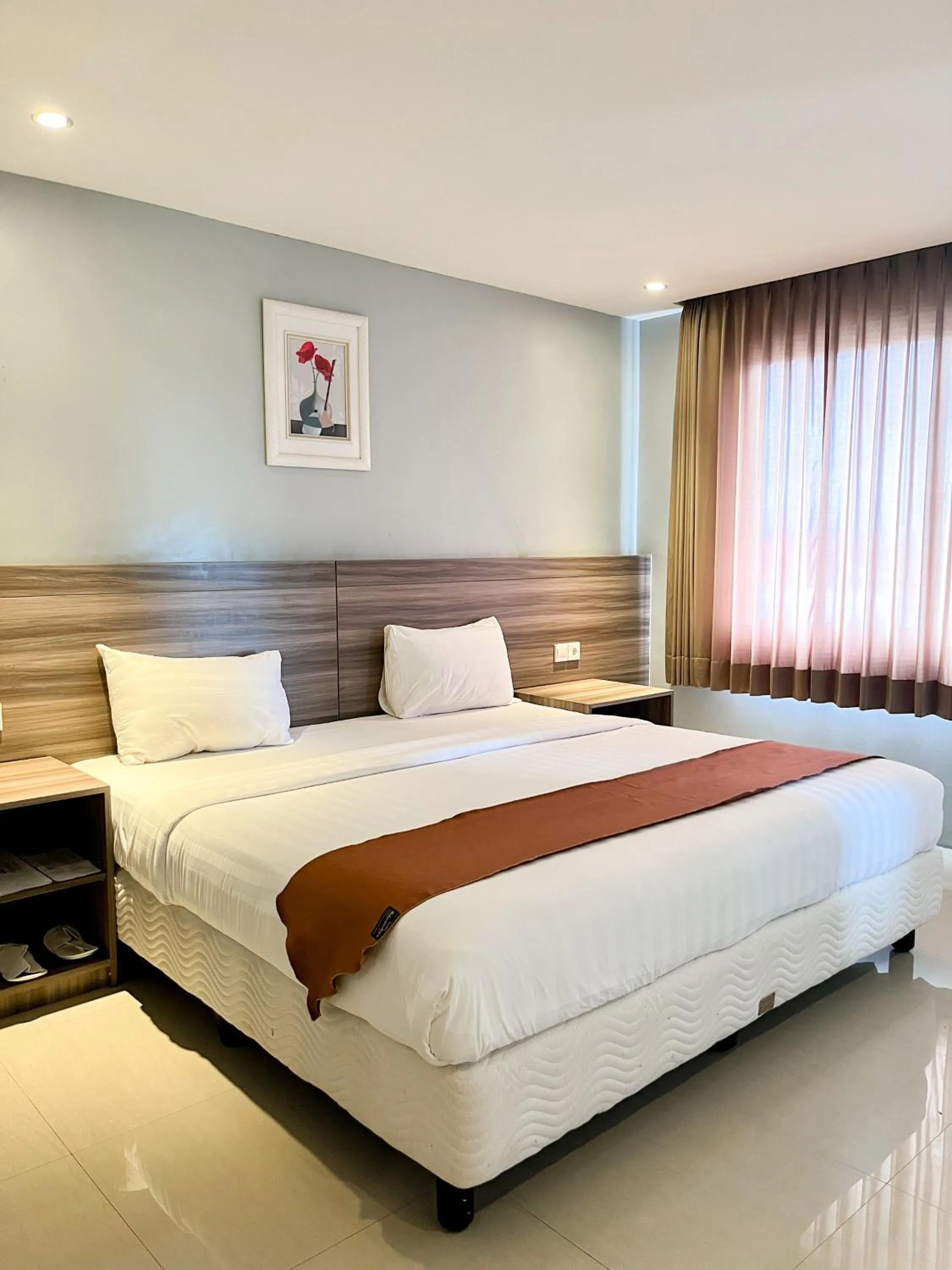 Bed in SM Tower Hotel and Convention Berau