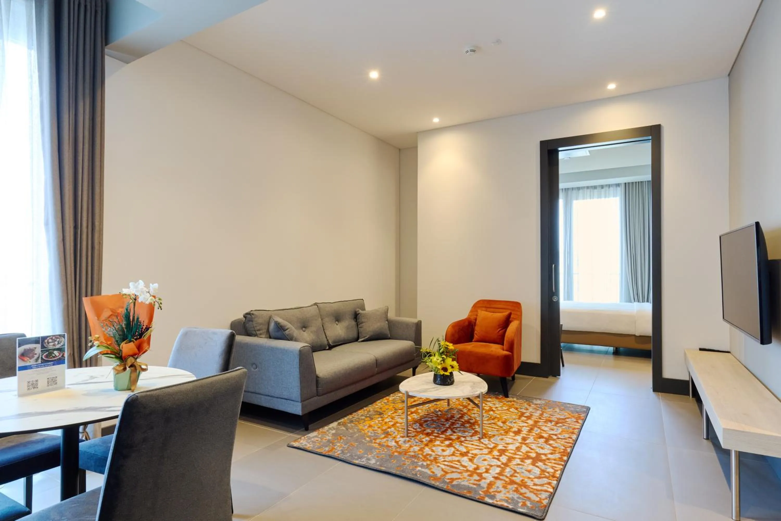 Living room in Bomonti Arjaan by Rotana