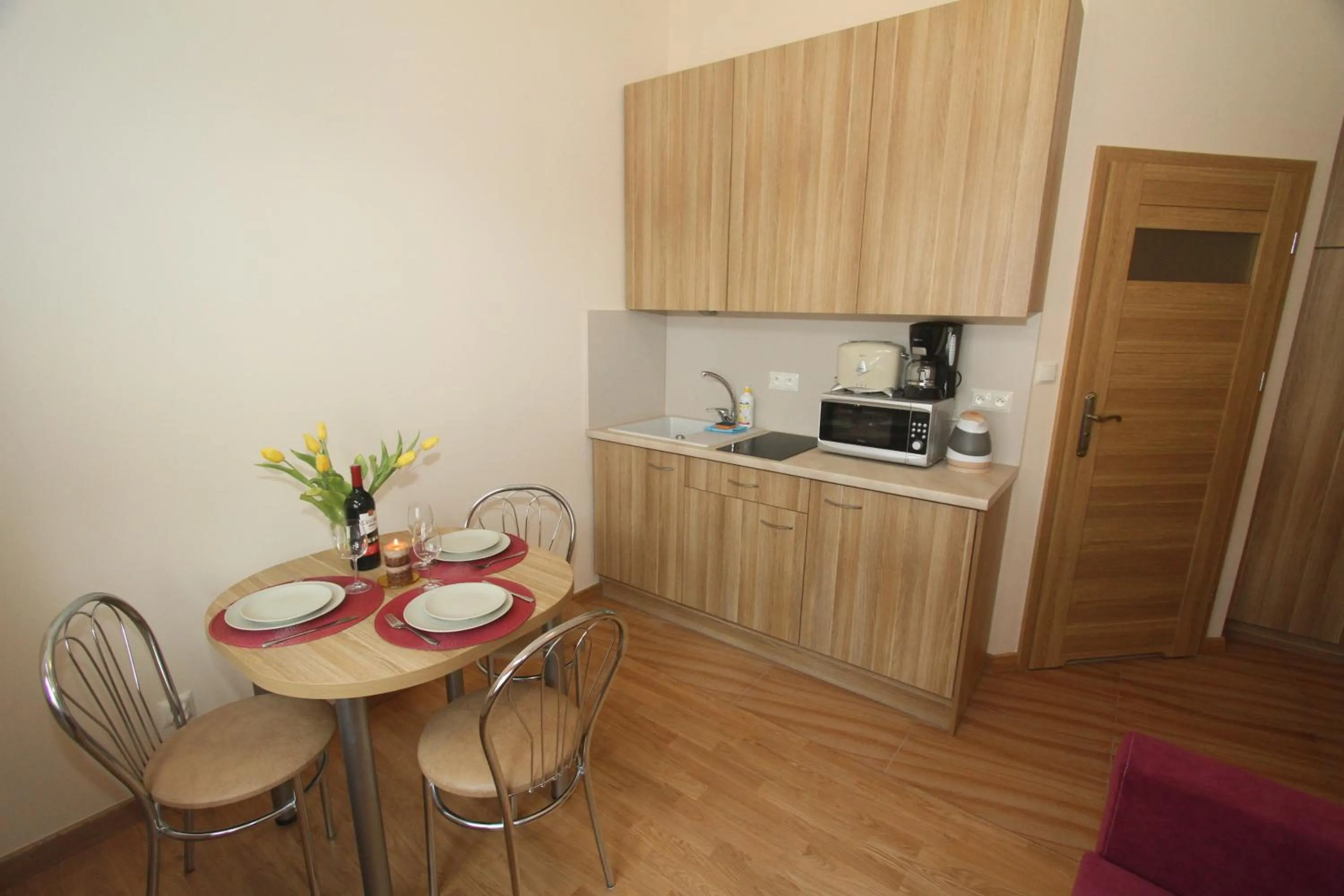 Kitchen or kitchenette in Apartments Sobieski&Soplica