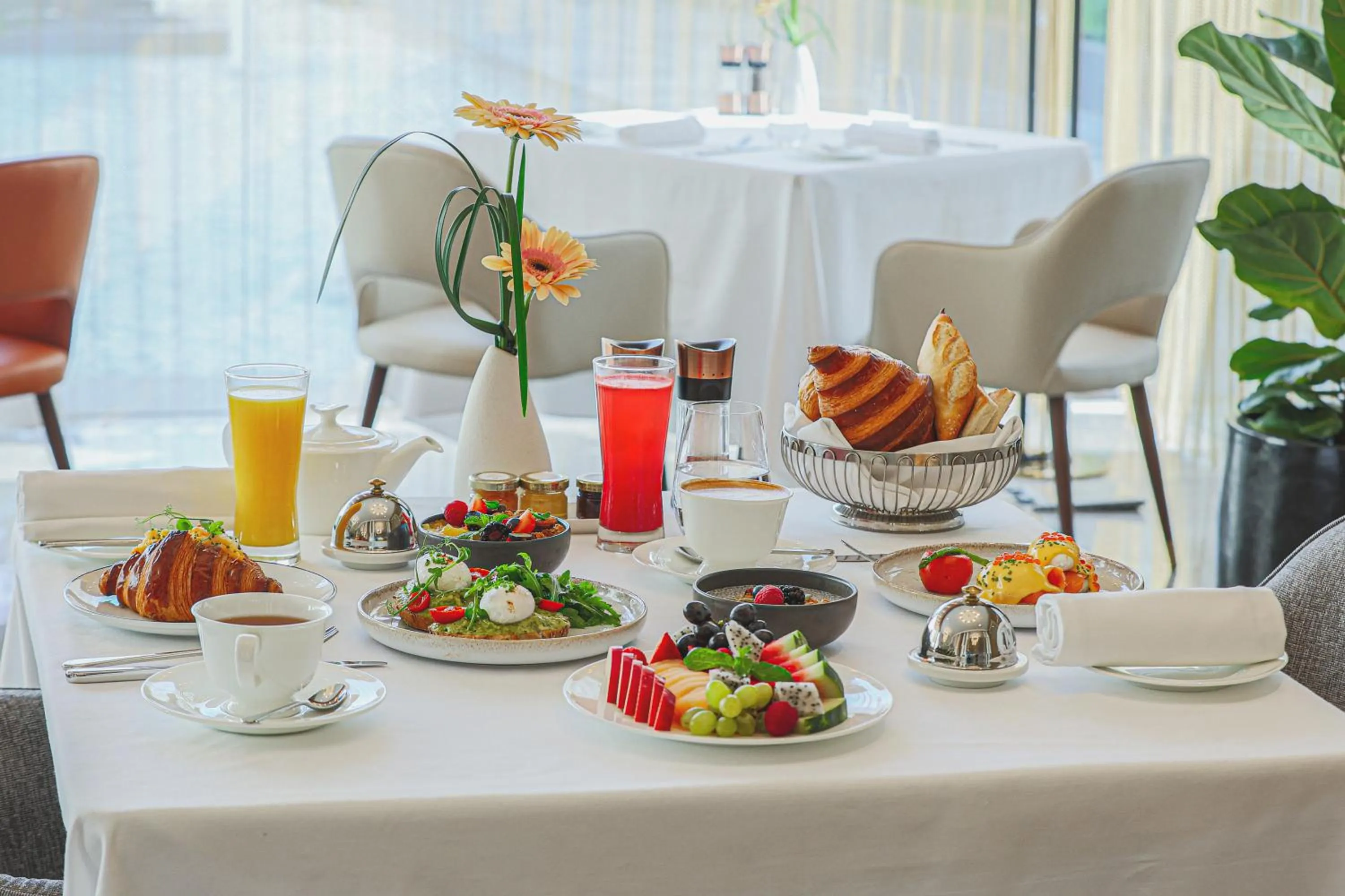 Breakfast in The Biltmore Hotel Villas, Dubai