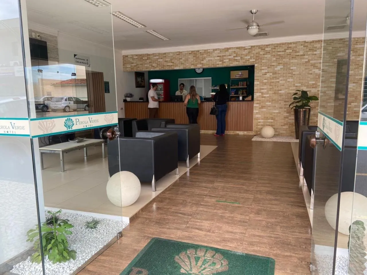 Lobby or reception in Perola Verde Hotel