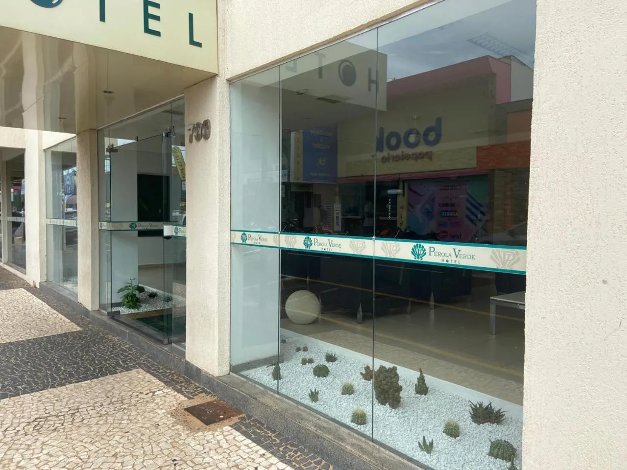 Facade/entrance in Perola Verde Hotel