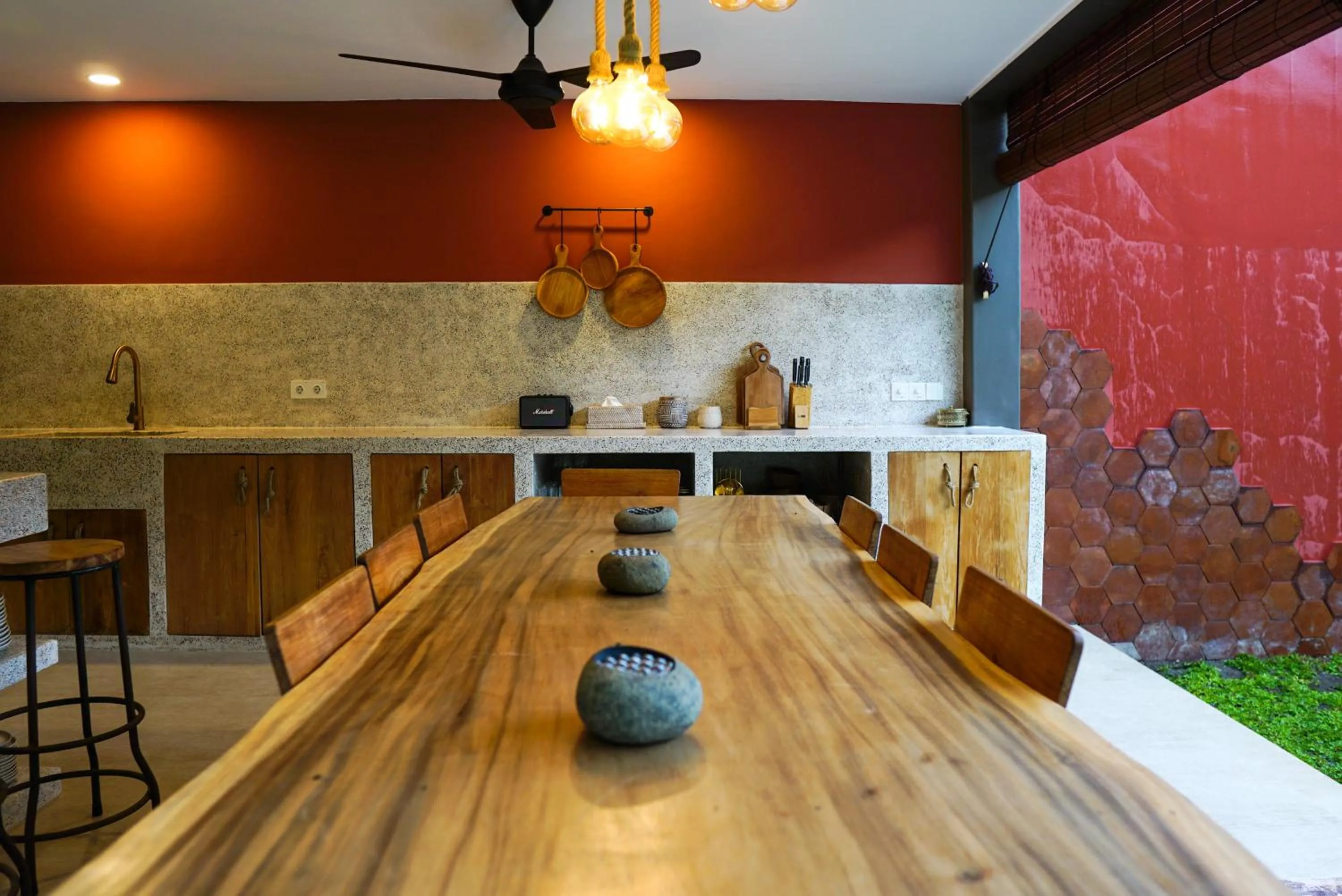 Dining area in Lasai Villas