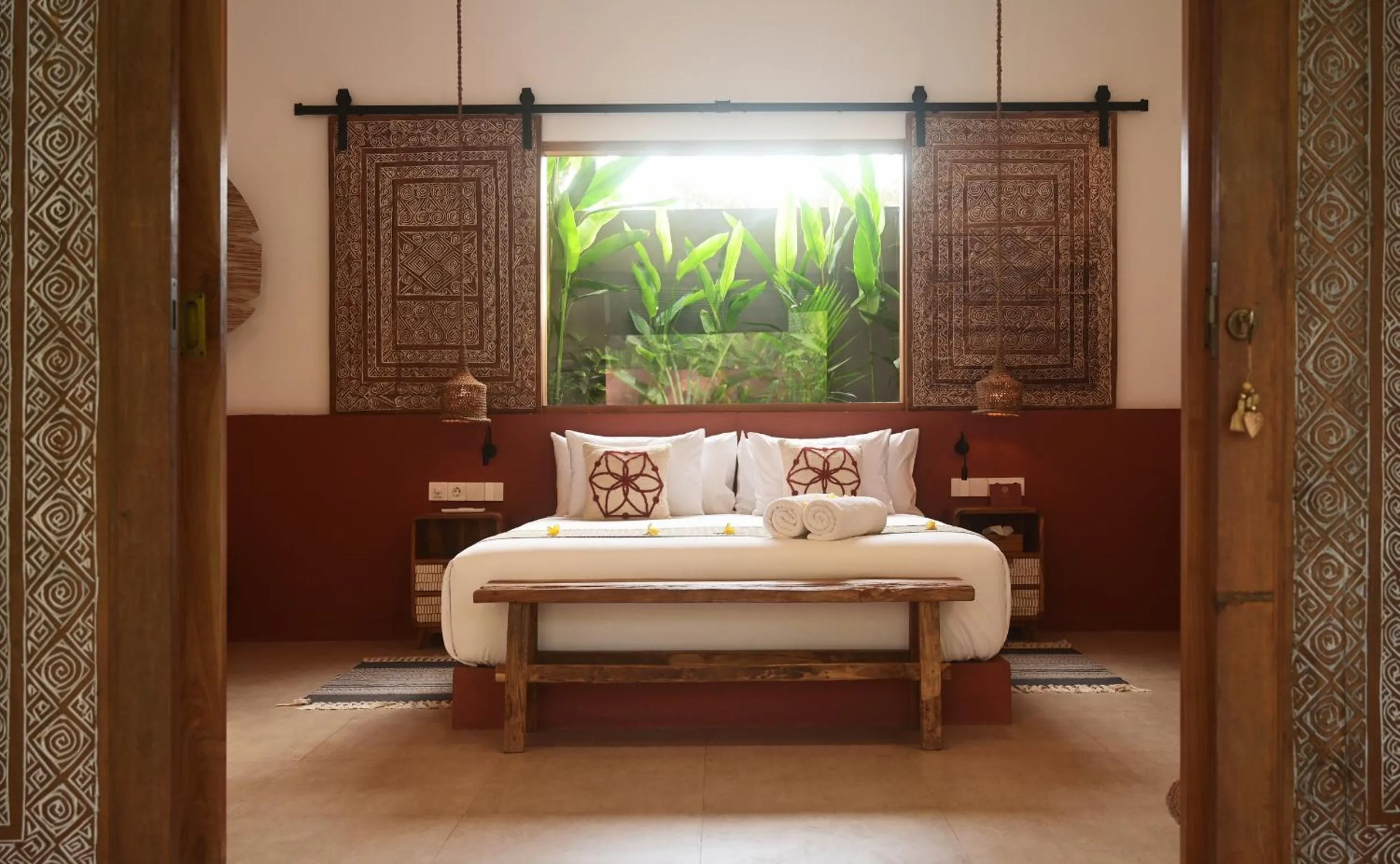 Bed in Lasai Villas