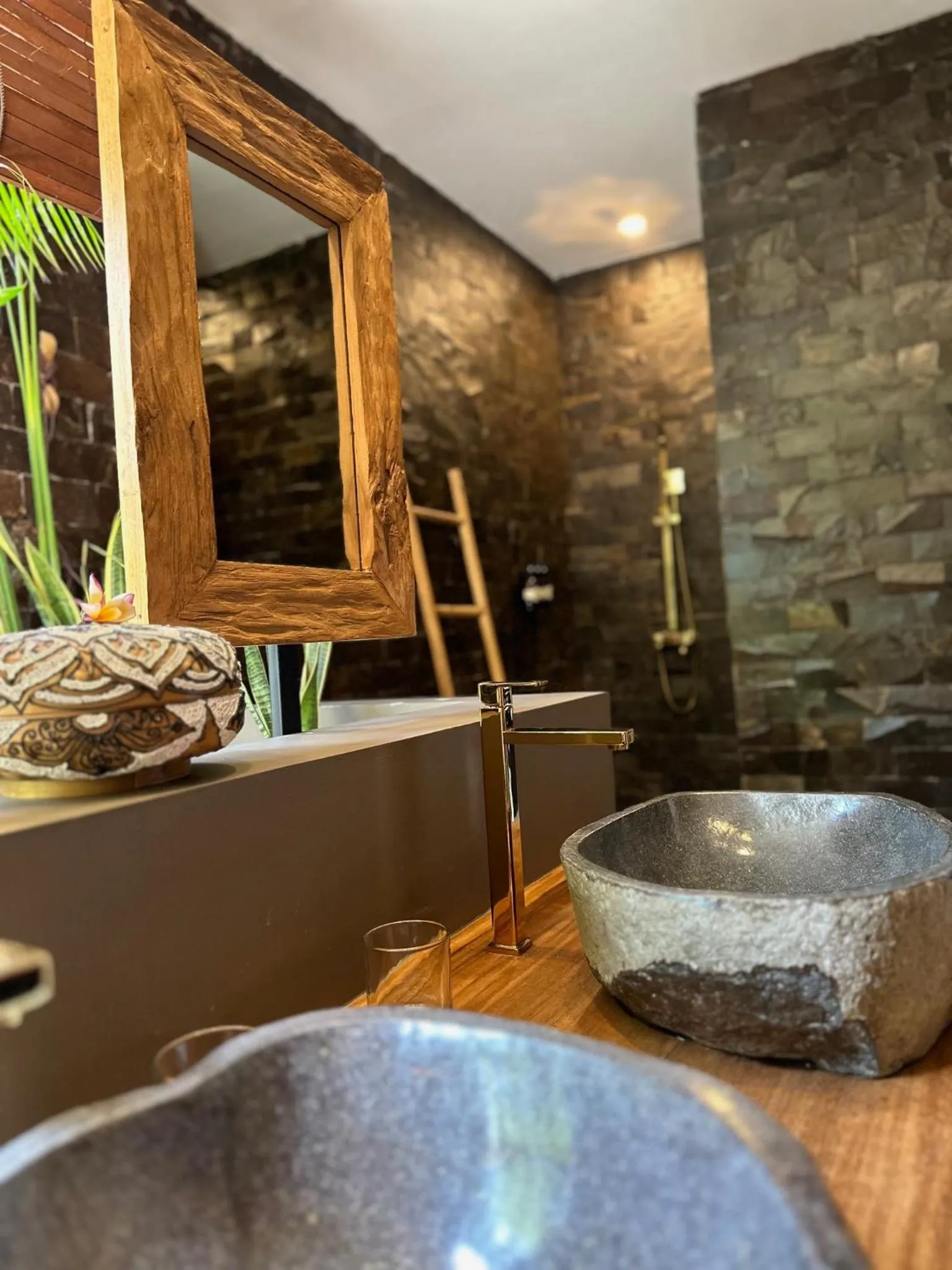 Shower in Lasai Villas