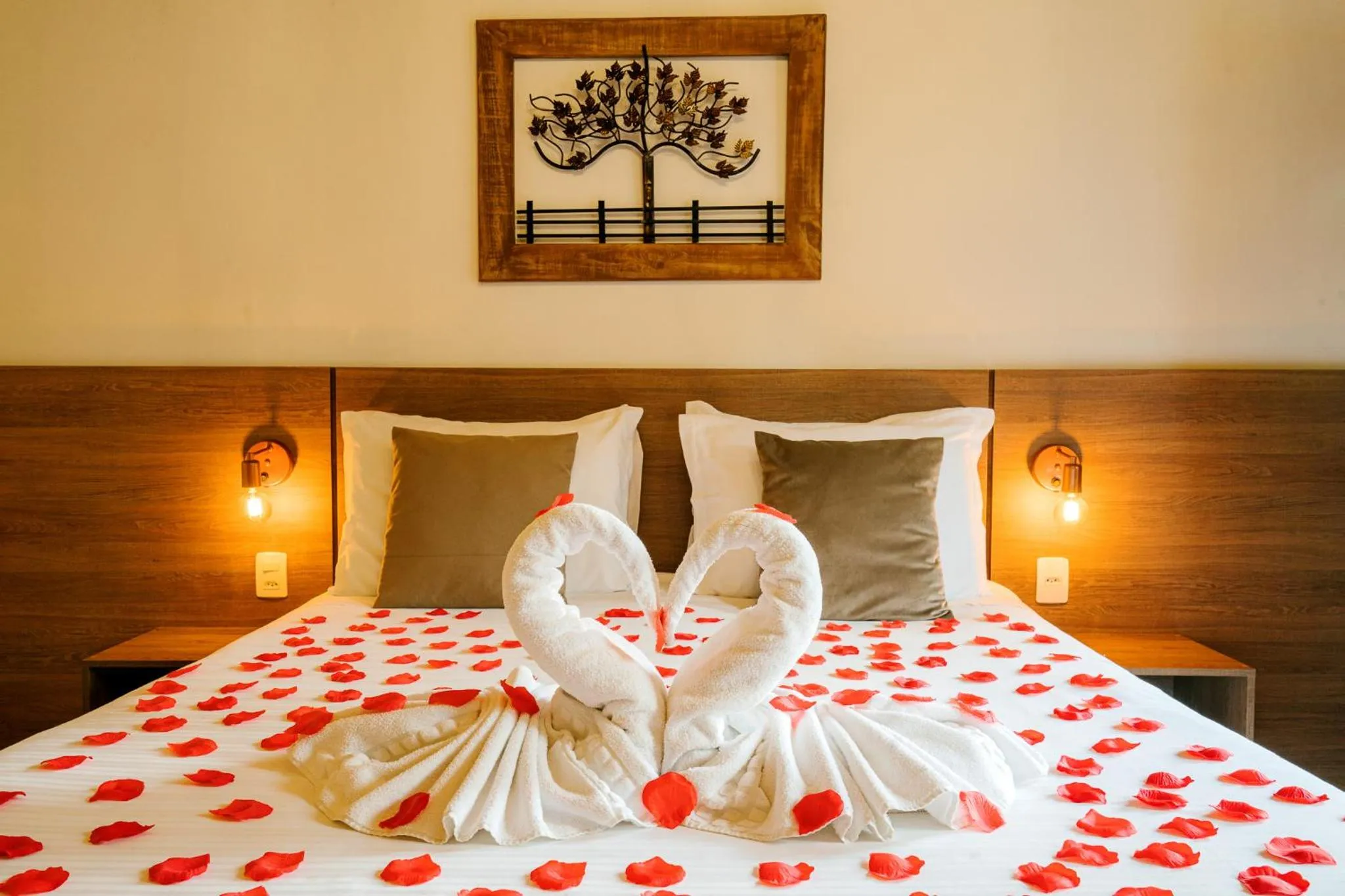 Bed in Pousada Valle das Flores Monte Verde