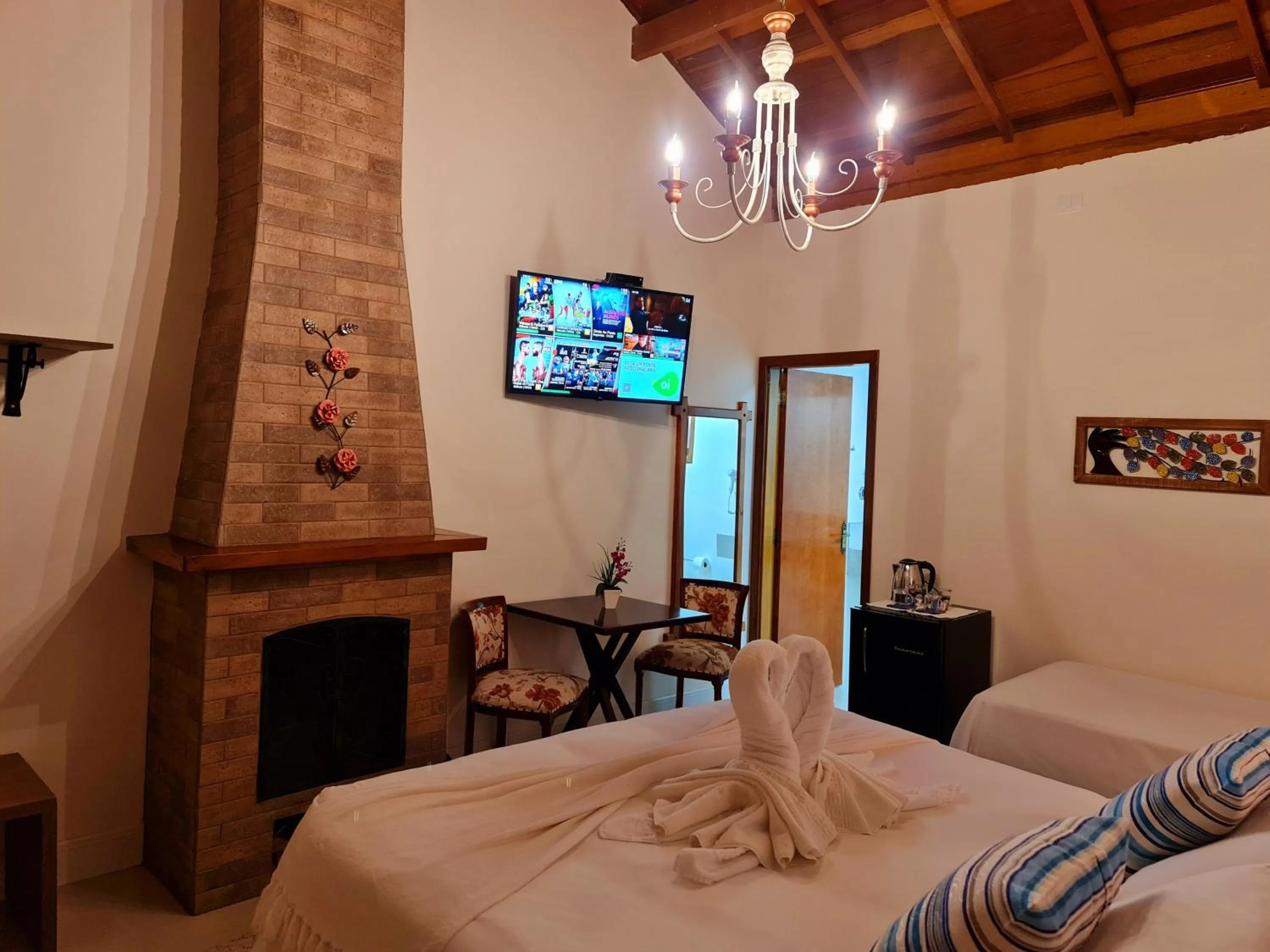 Bedroom, Bed in Pousada Valle das Flores Monte Verde