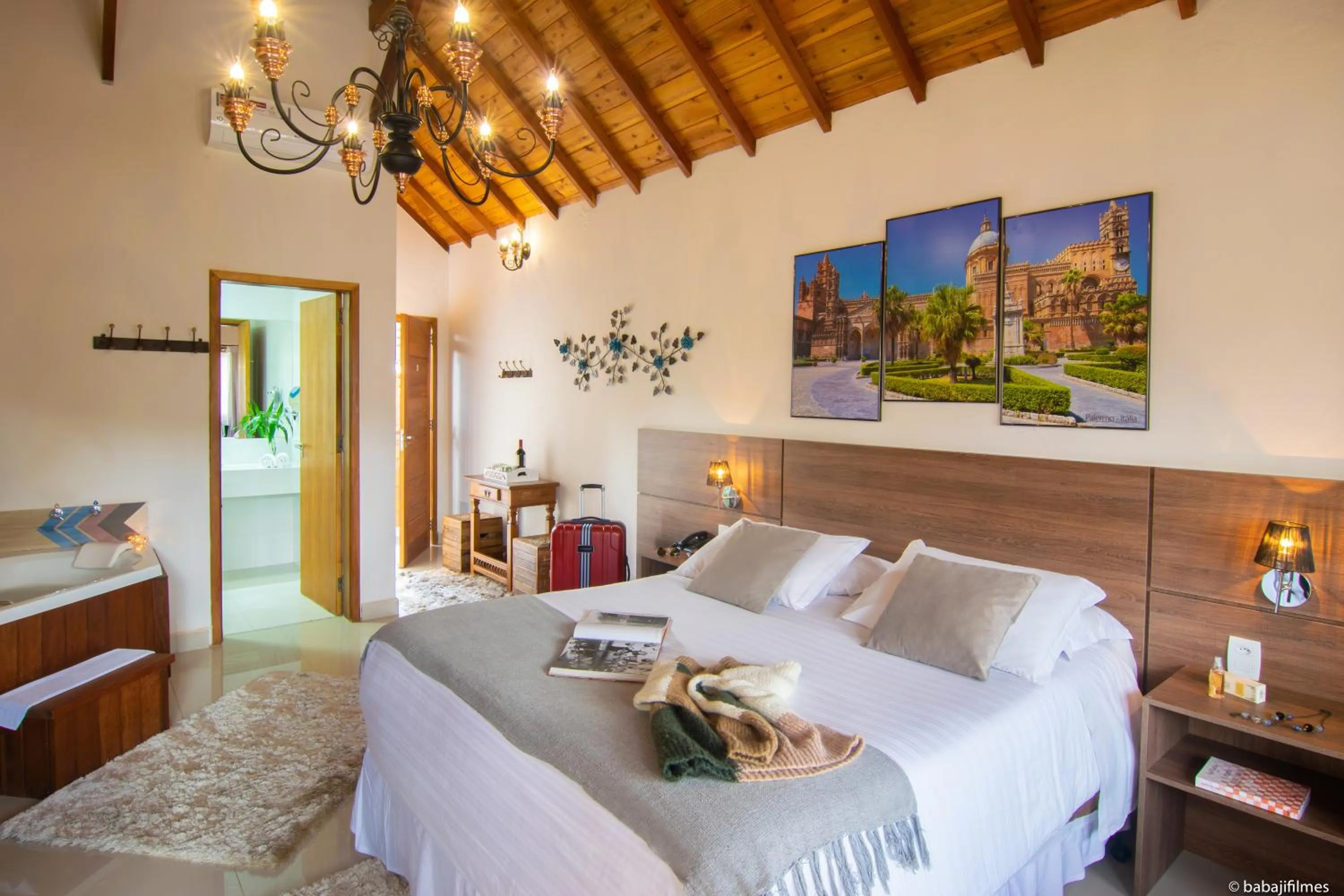 Bed in Pousada Valle das Flores Monte Verde