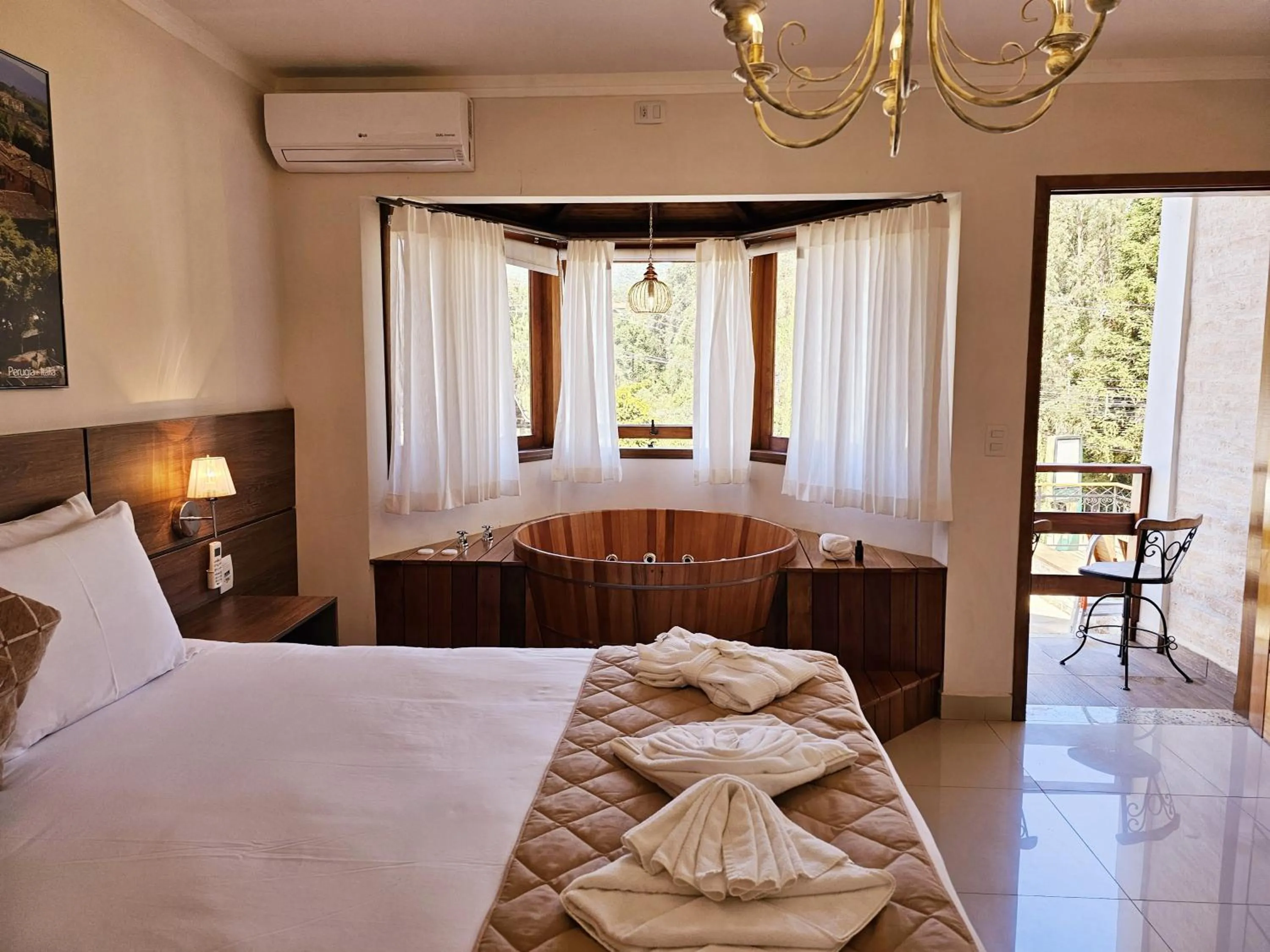 Bed in Pousada Valle das Flores Monte Verde