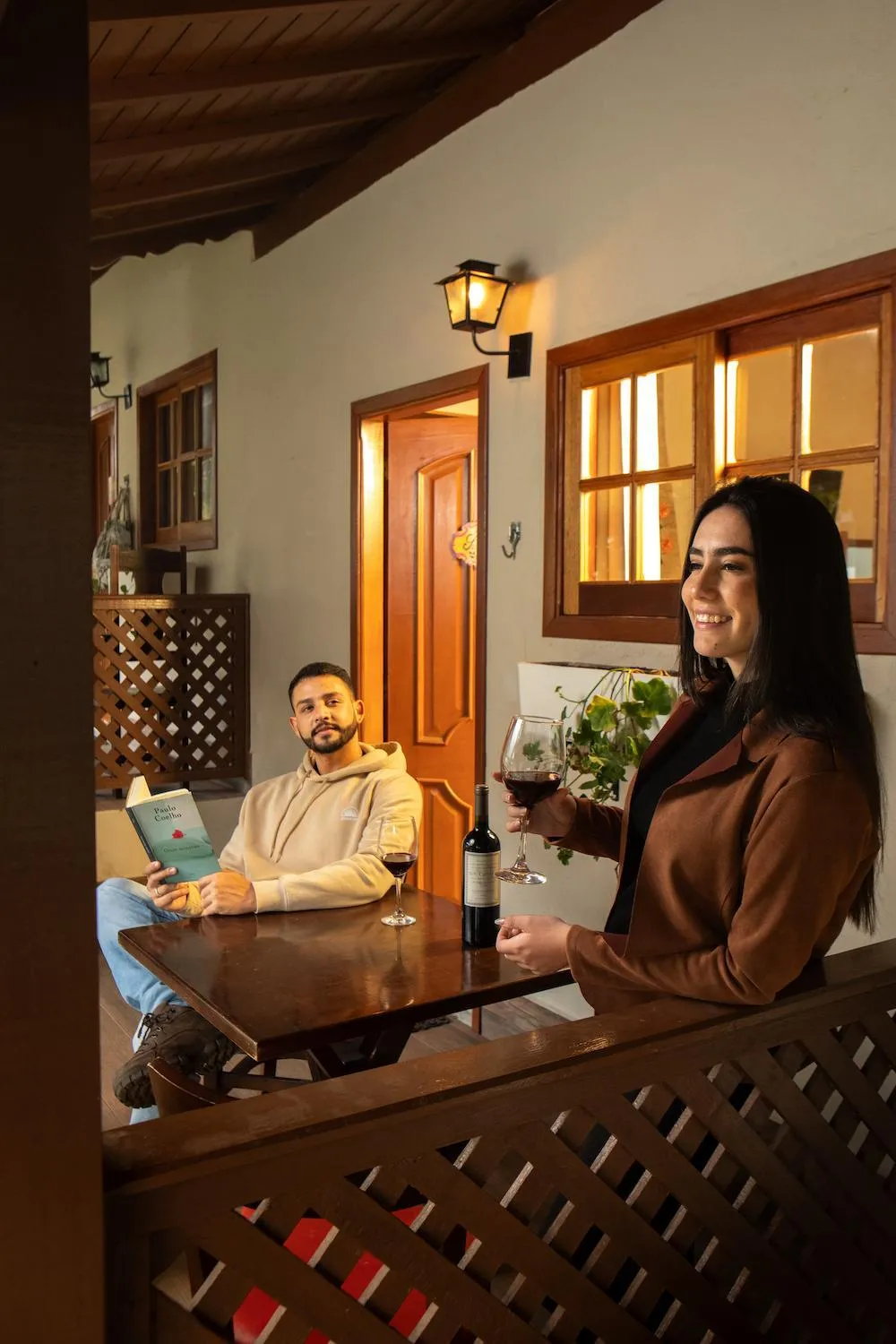 Balcony/Terrace in Pousada Valle das Flores Monte Verde