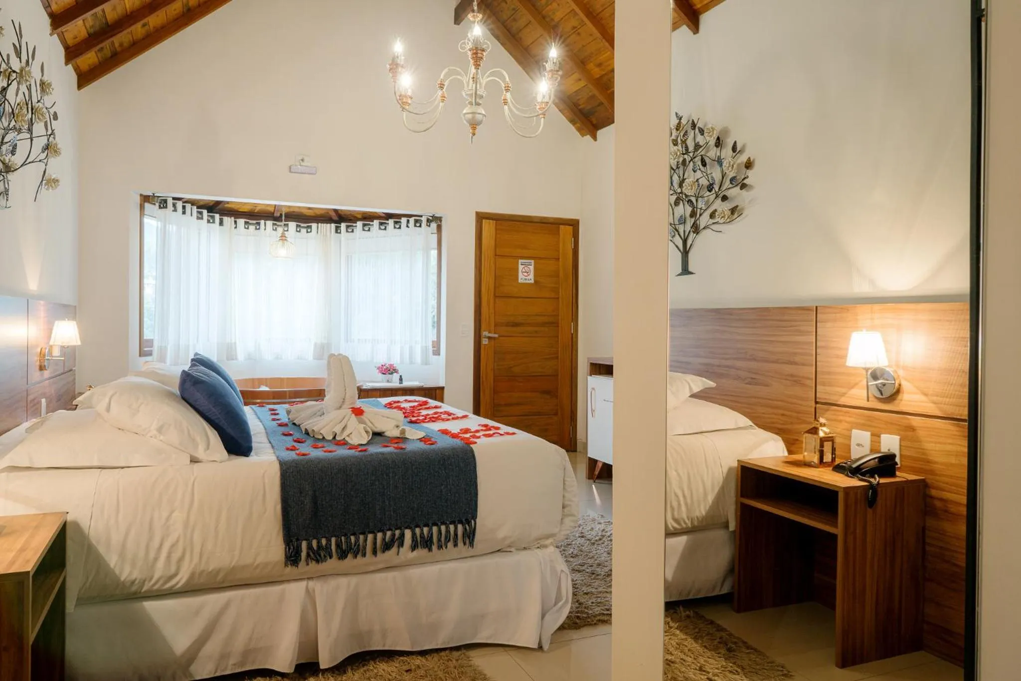 Bed in Pousada Valle das Flores Monte Verde