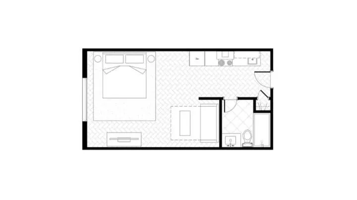 Floor plan in The Dorchester Hotel