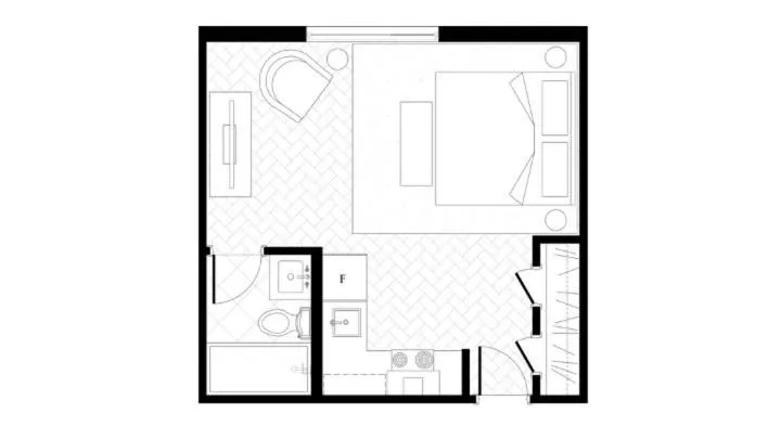 Floor plan in The Dorchester Hotel