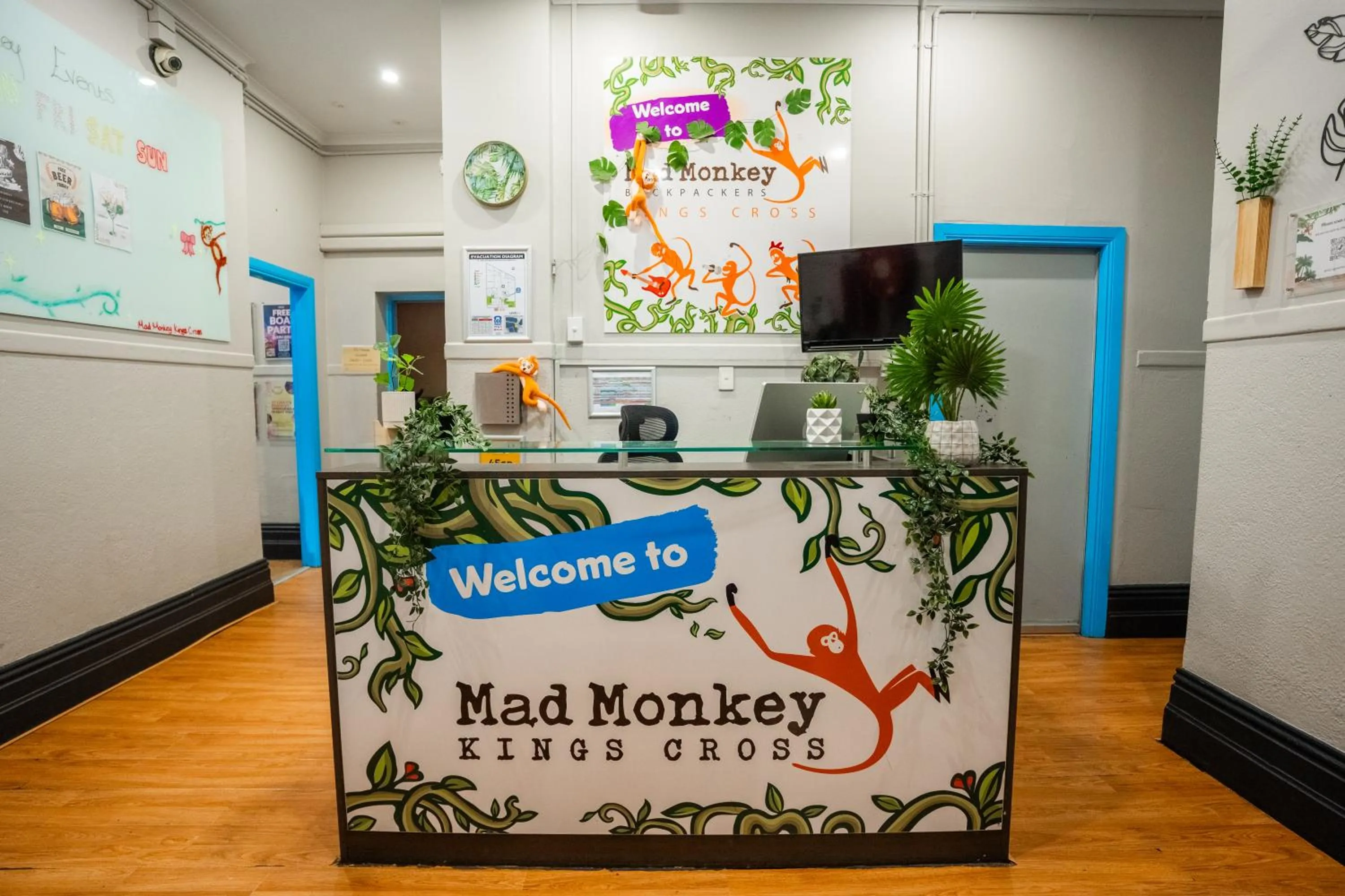 Lobby or reception in Mad Monkey Kings Cross