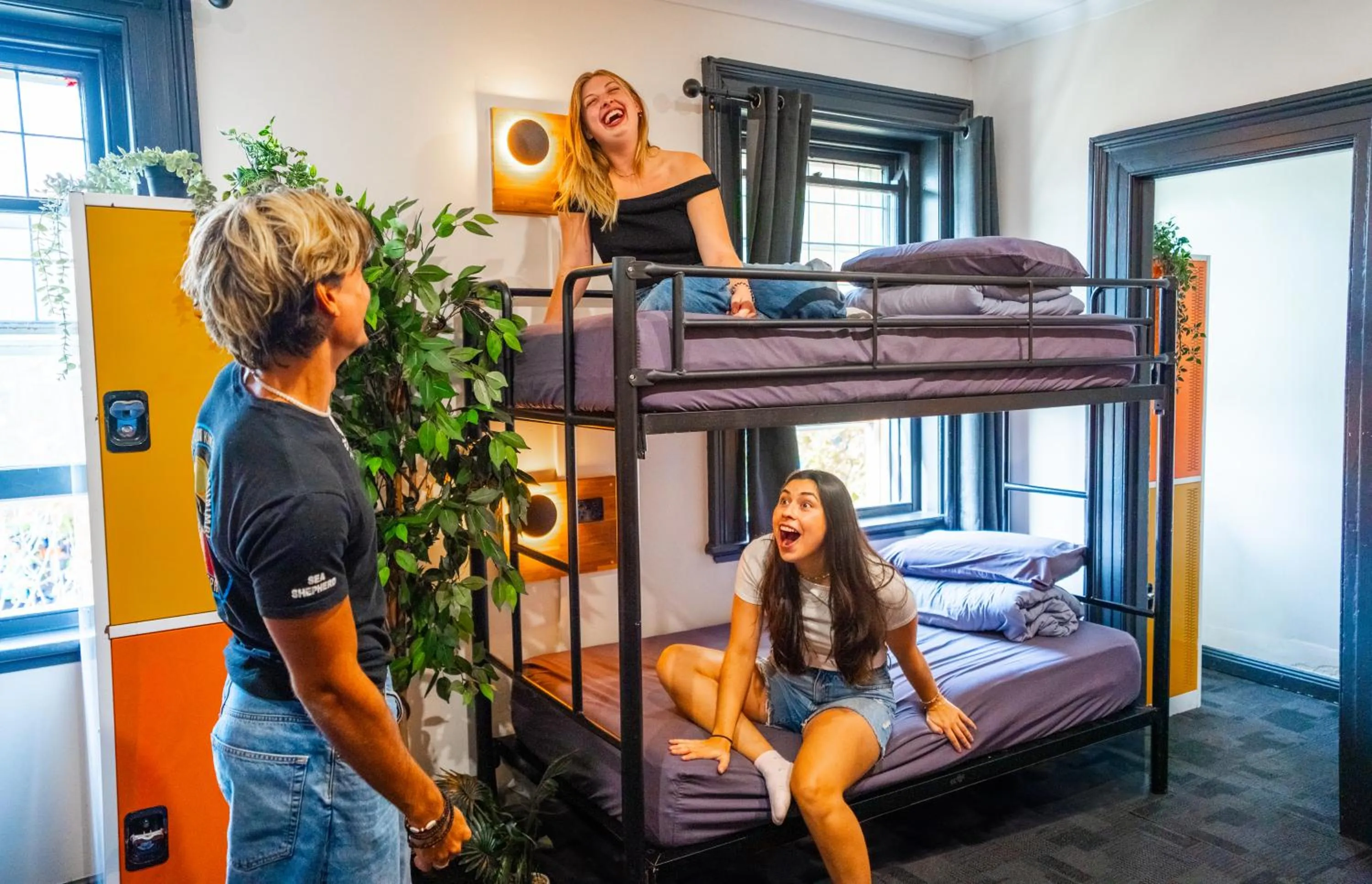 Bedroom, Bed in Mad Monkey Kings Cross