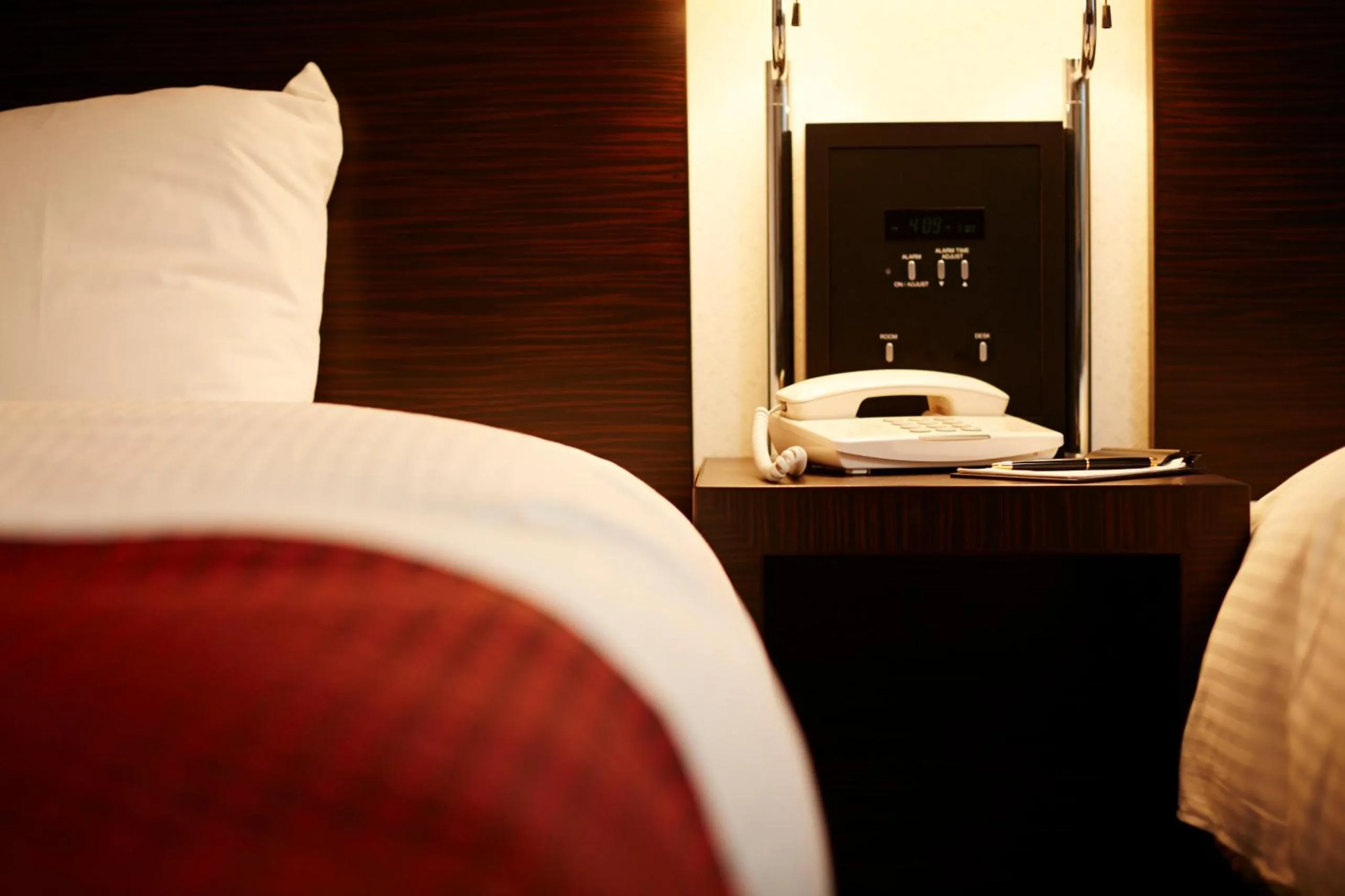 Decorative detail, Bed in Ariston Inn Kanda Kitakyusyu Airport