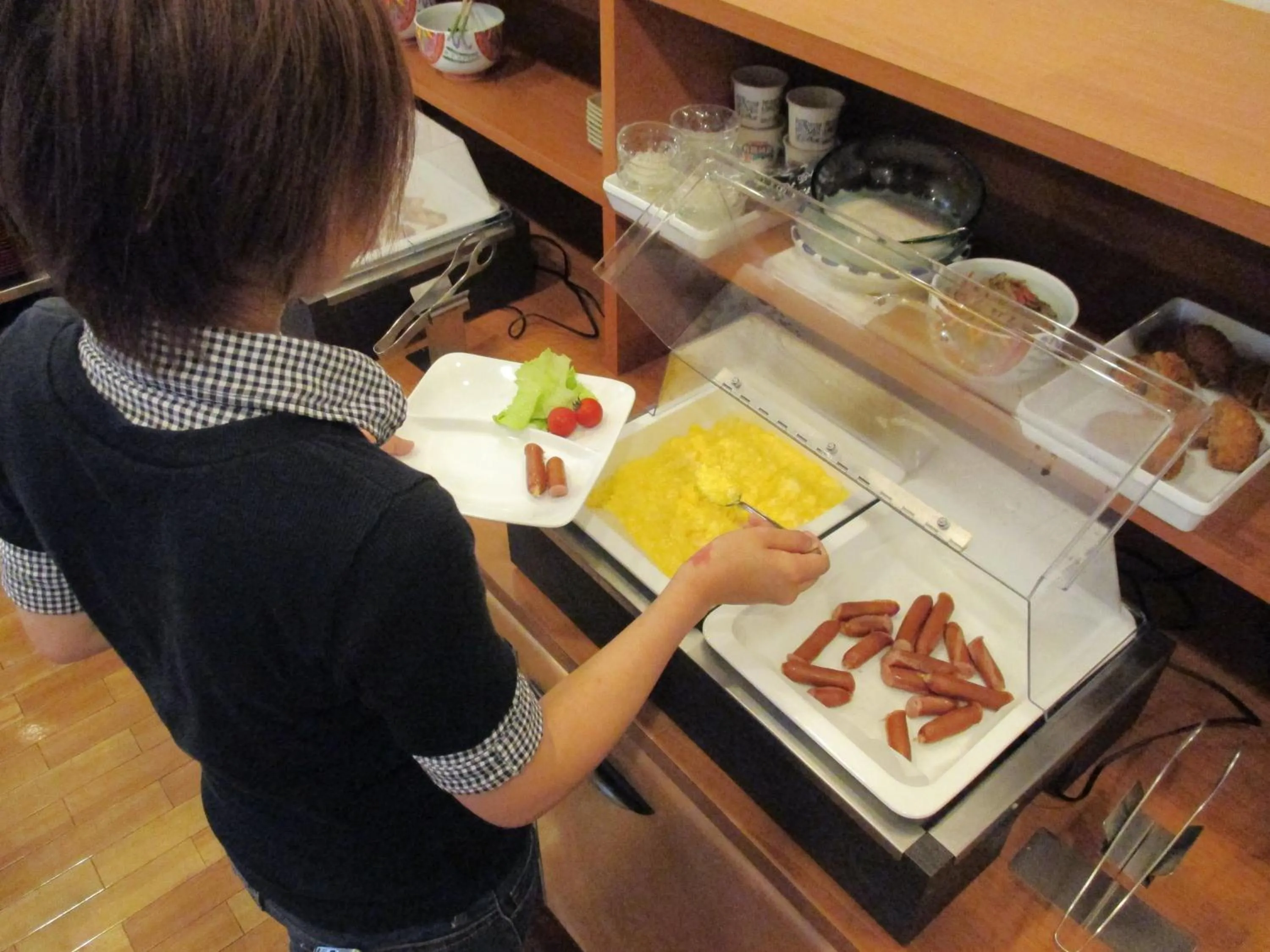 Buffet breakfast in Ariston Inn Kanda Kitakyusyu Airport