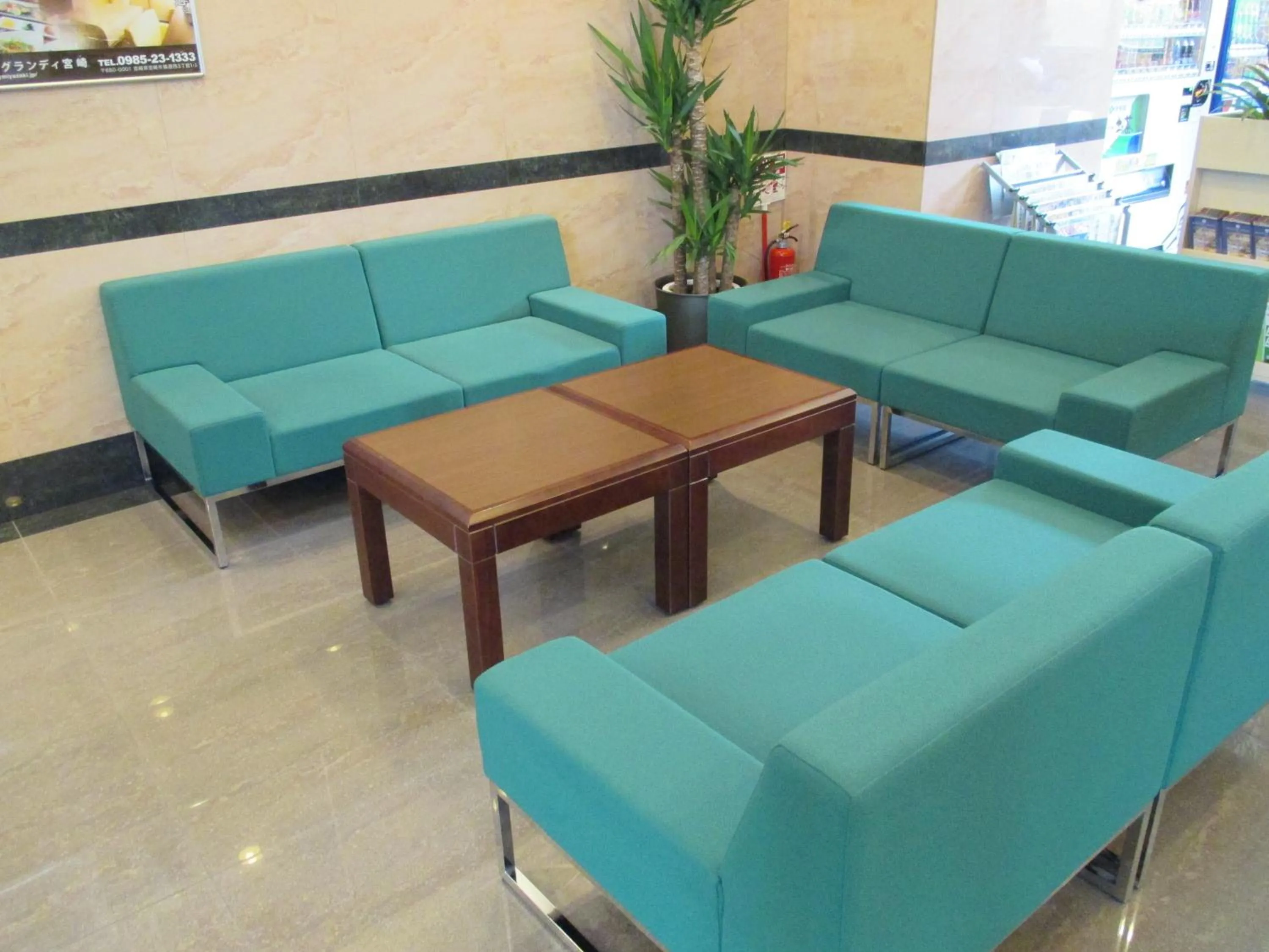 Lobby or reception in Ariston Inn Kanda Kitakyusyu Airport