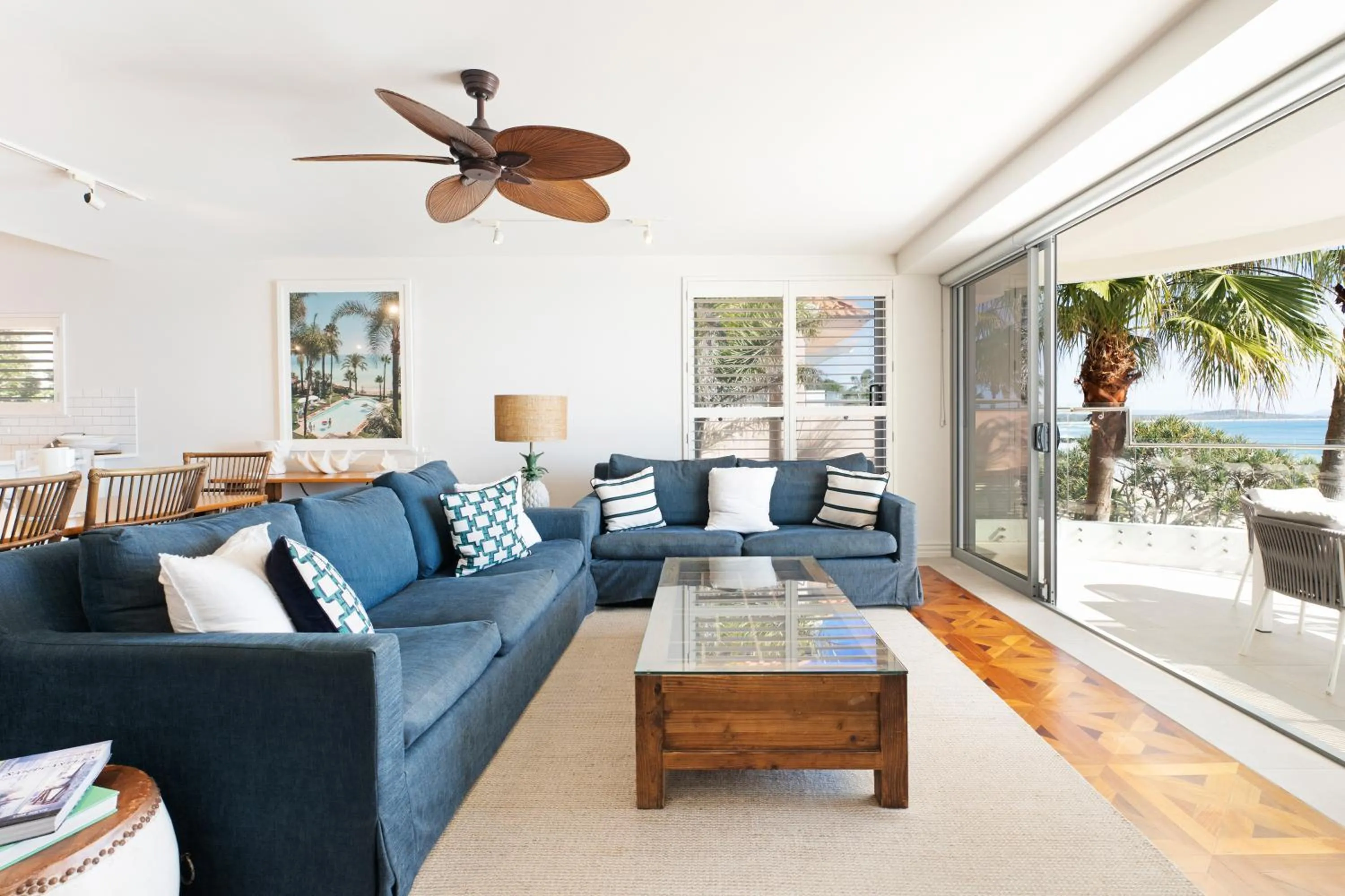 Living room in La Mer Apartments