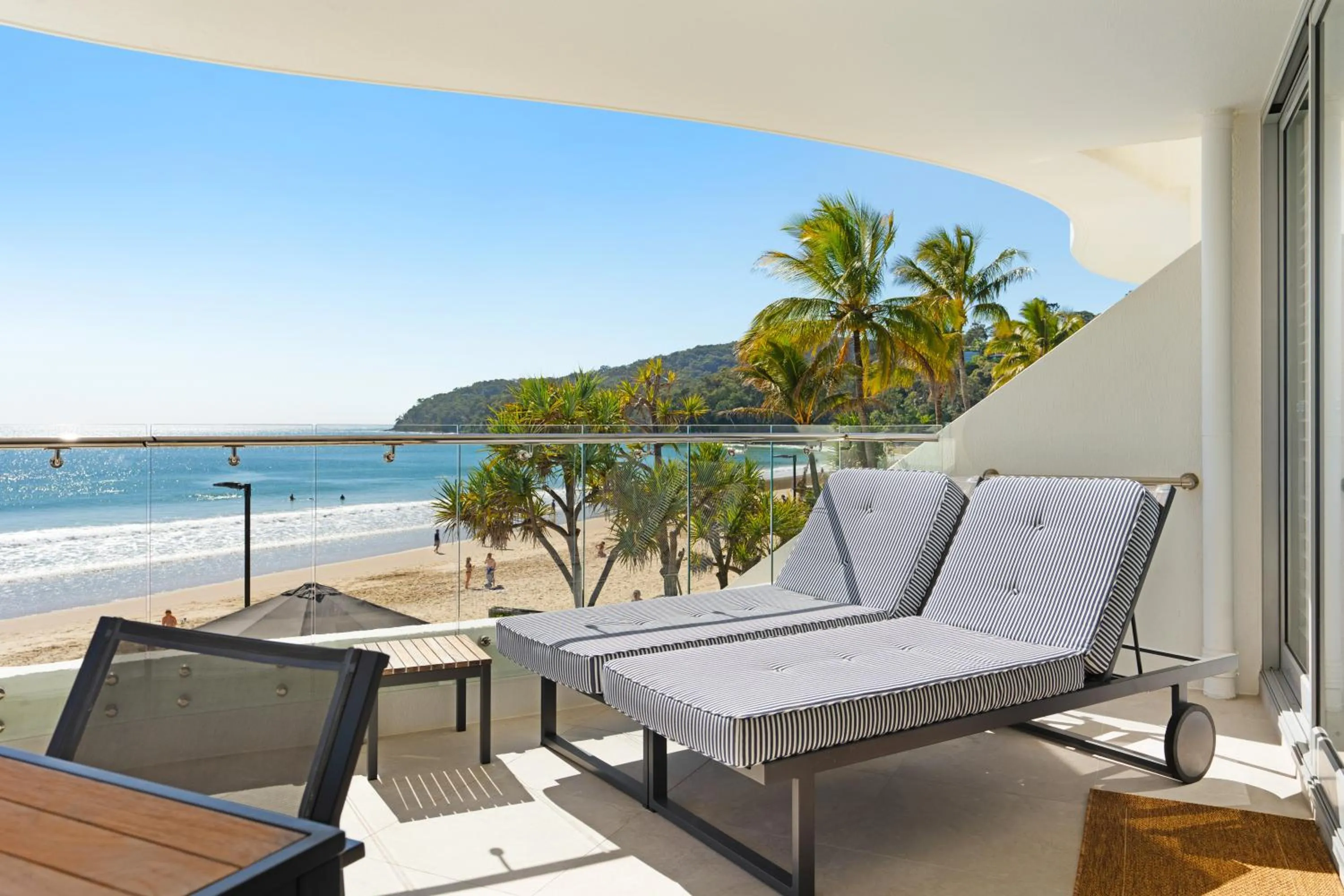 Patio in La Mer Apartments