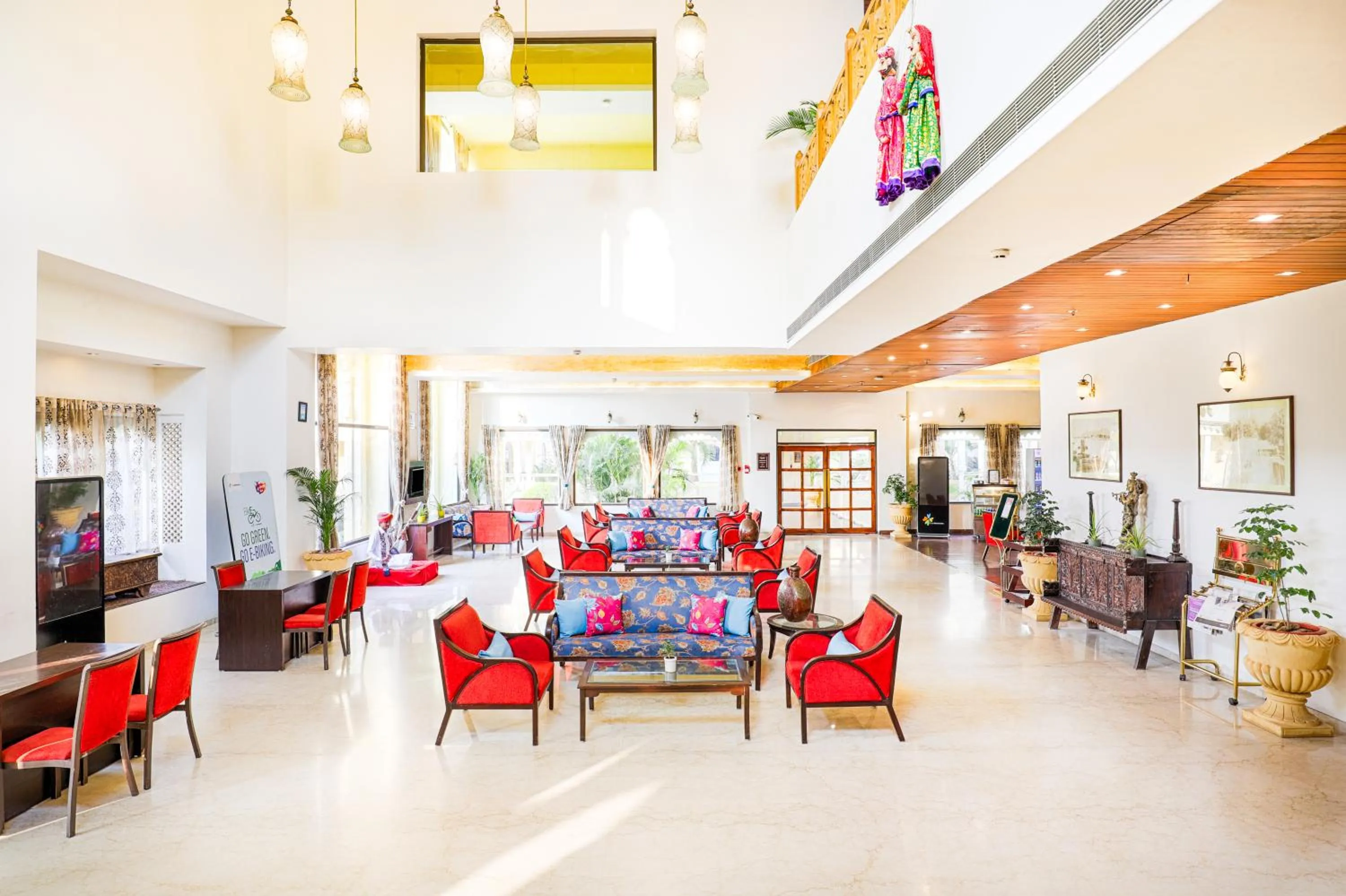 Lobby or reception in Club Mahindra Udaipur
