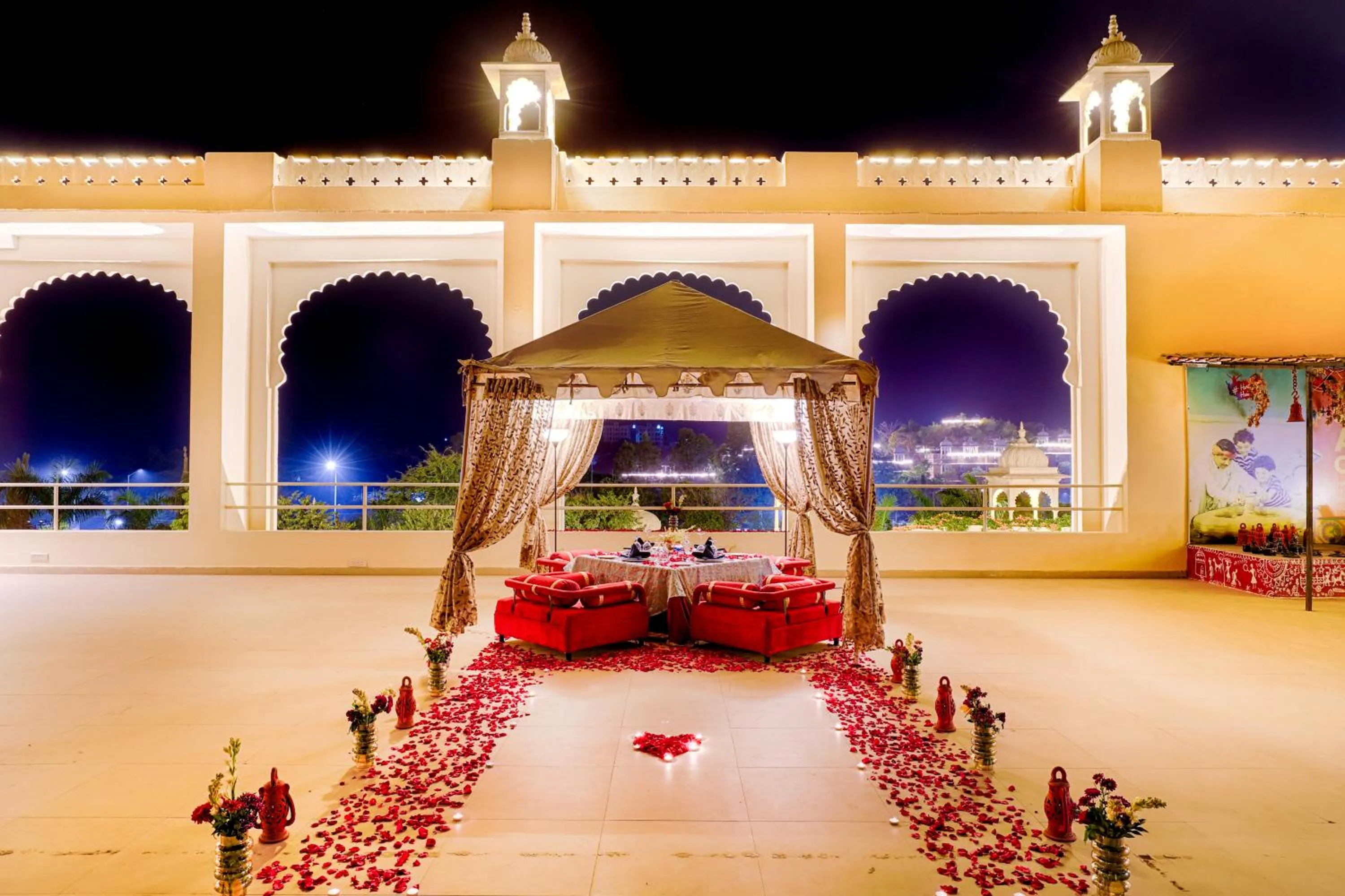 Dining area in Club Mahindra Udaipur