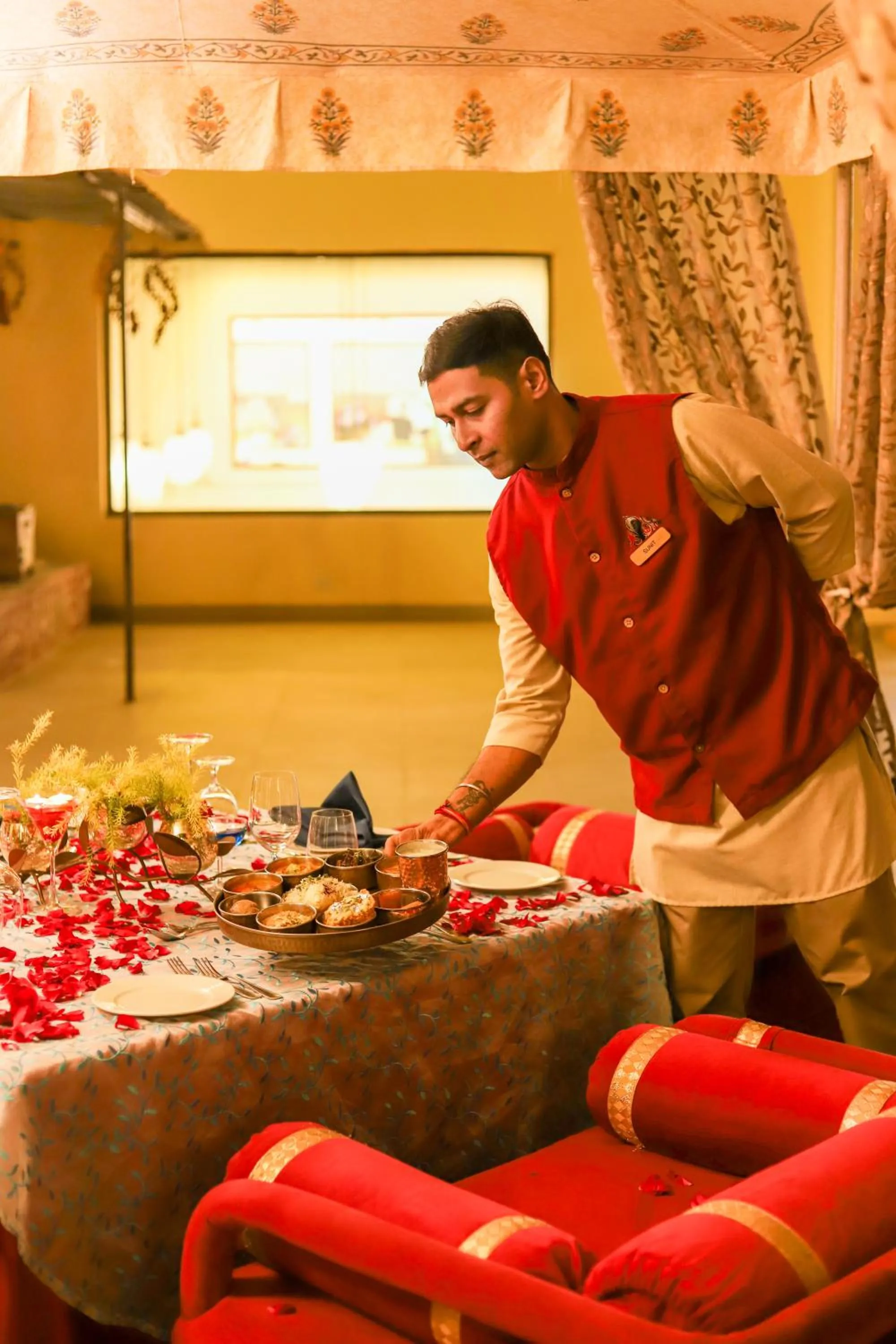 Dining area in Club Mahindra Udaipur