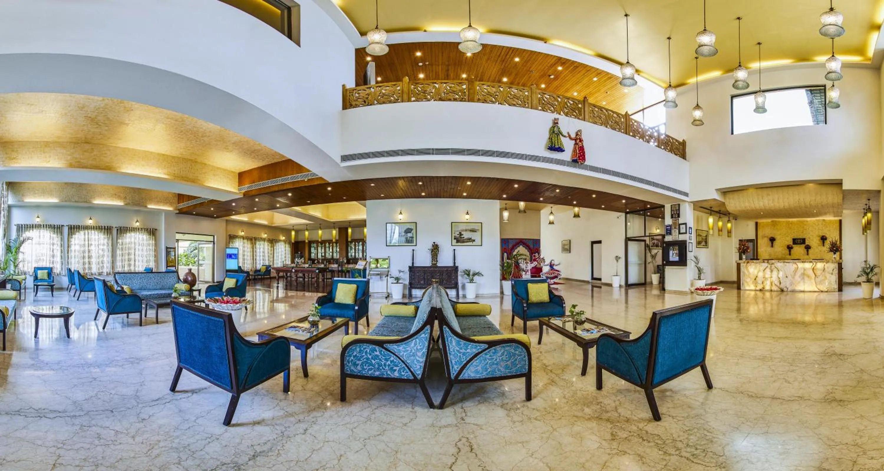 Lobby or reception in Club Mahindra Udaipur