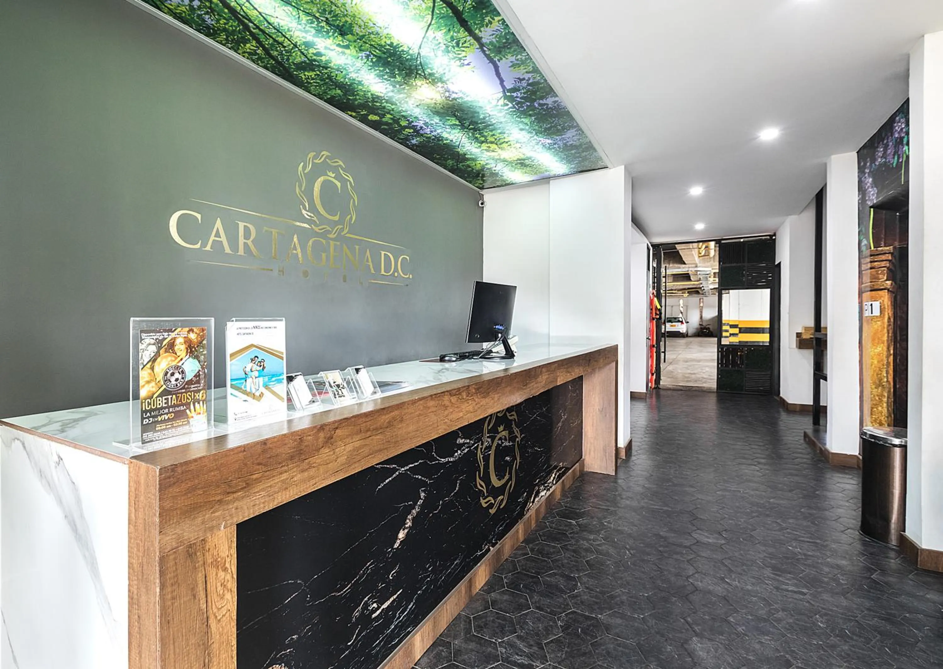 Lobby or reception in Hotel Cartagena DC