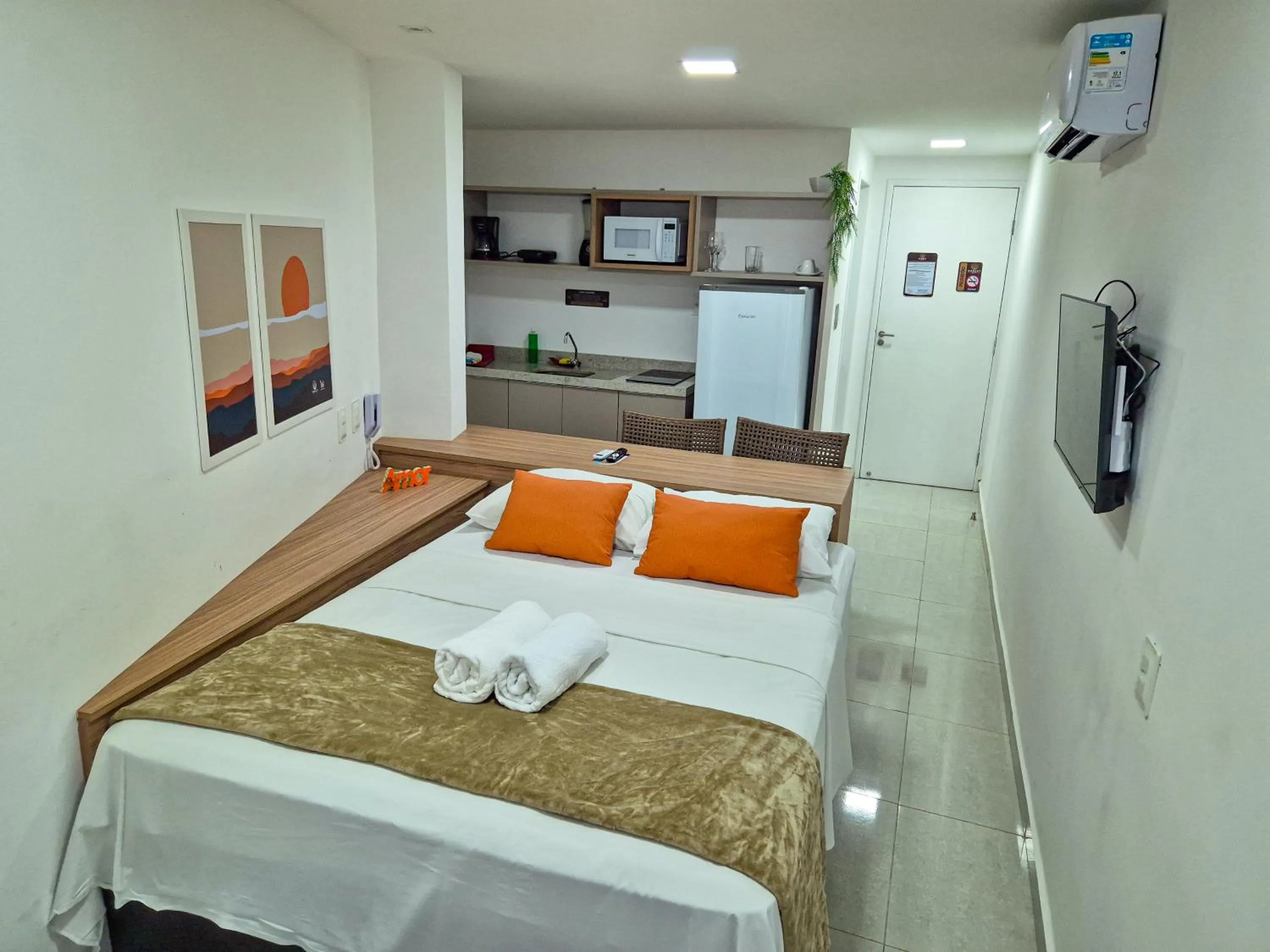 Bedroom, Bed in Sunset by AFT - PORTO DE GALINHAS