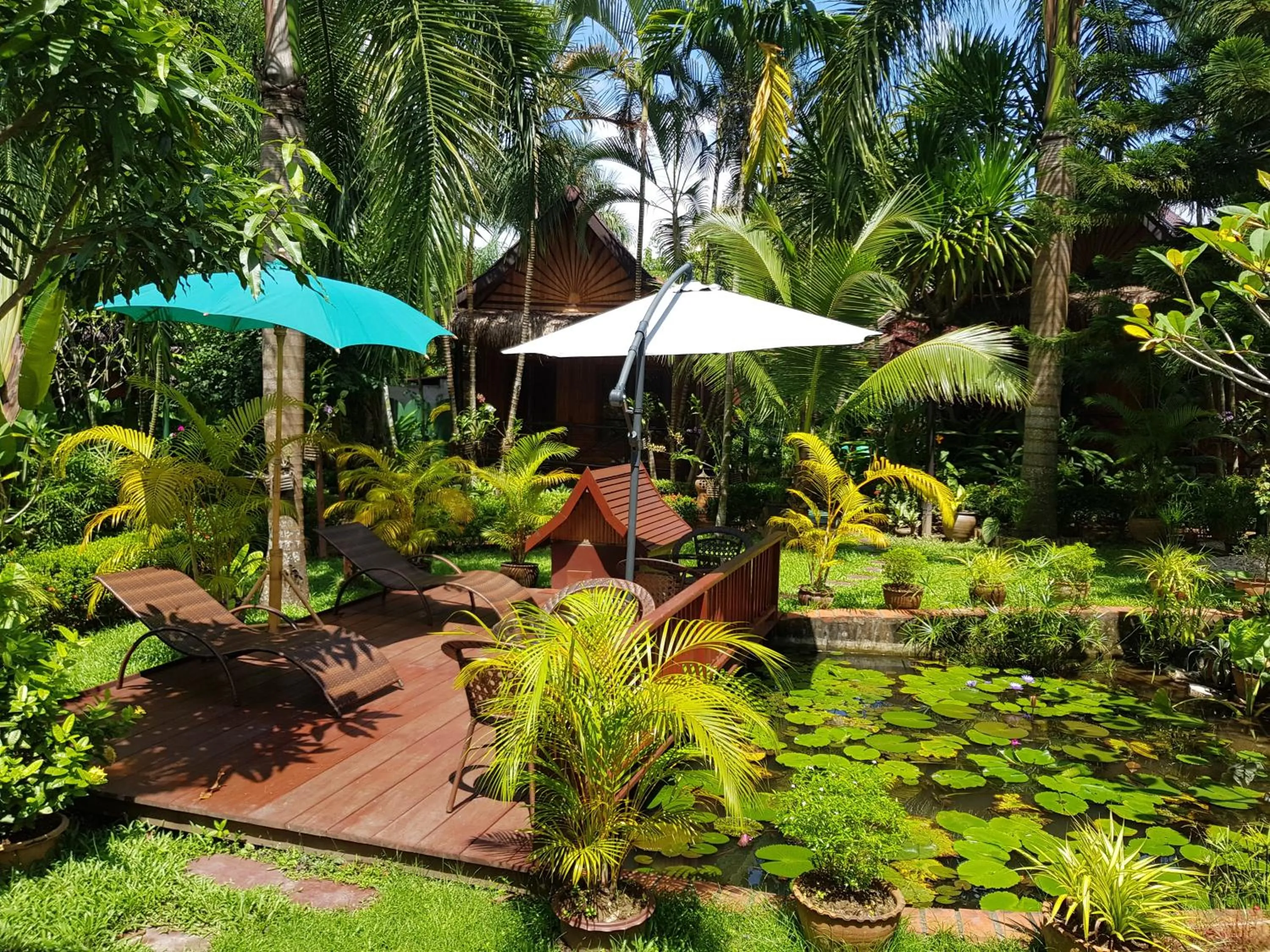 Garden in Thongbay Guesthouse